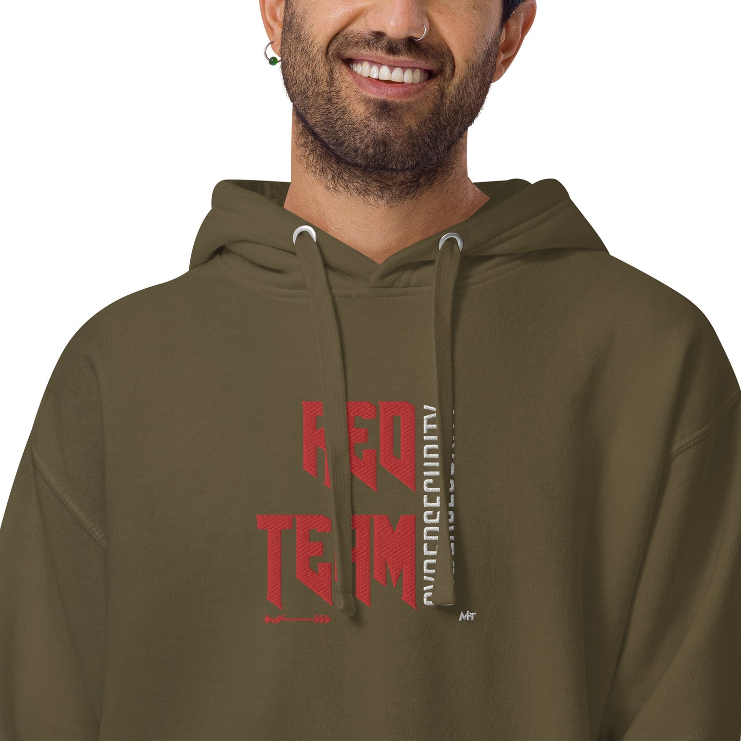 Cyber Security Red Team V9 - Unisex Hoodie Embroidered by DarkByteGear