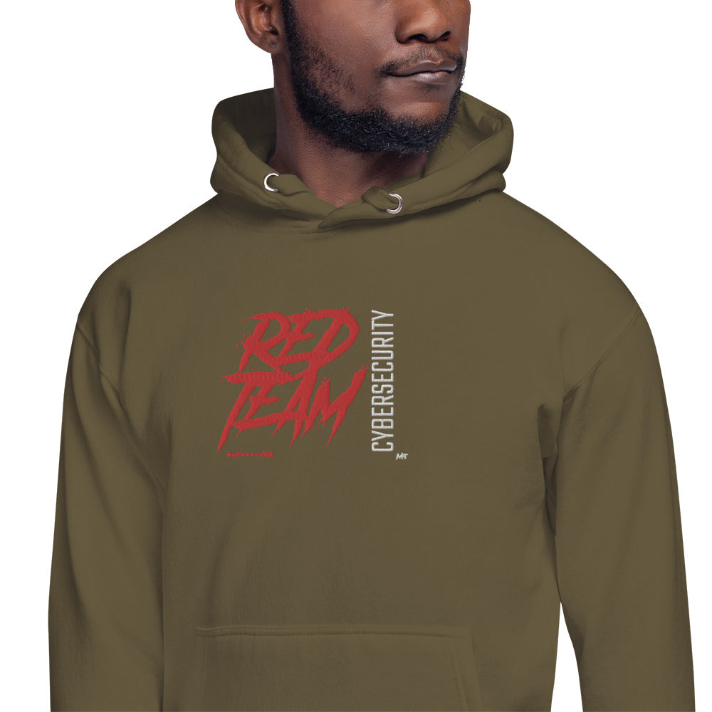Cyber Security Red Team V10 - Unisex Hoodie (embroidered) by DarkByteGear