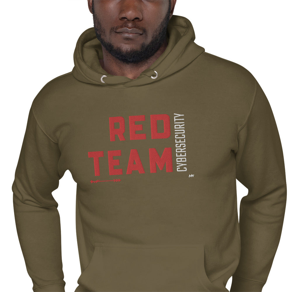 Cyber Security Red Team V7 - Unisex Hoodie Embroidery by DarkByteGear