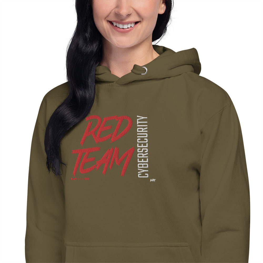 Cyber Security Red Team V6 - Unisex Hoodie (embroidered) by DarkByteGear