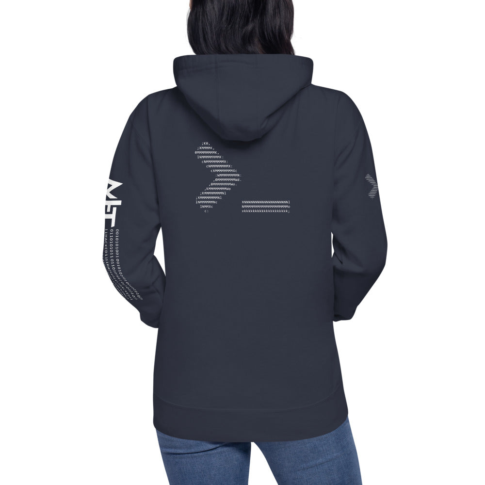 CLI - Unisex Hoodie (back print) by DarkByteGear