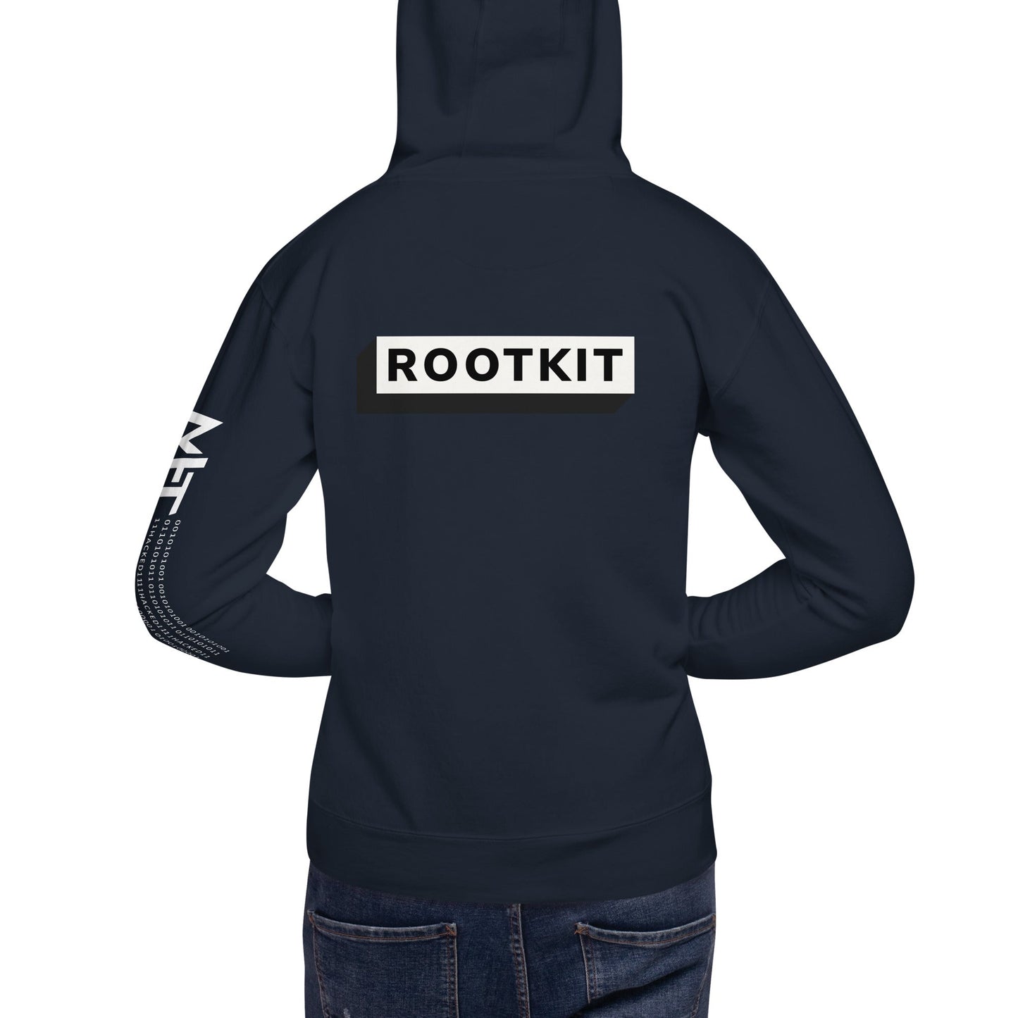 Rootkit - Unisex Hoodie (back priint) by DarkByteGear