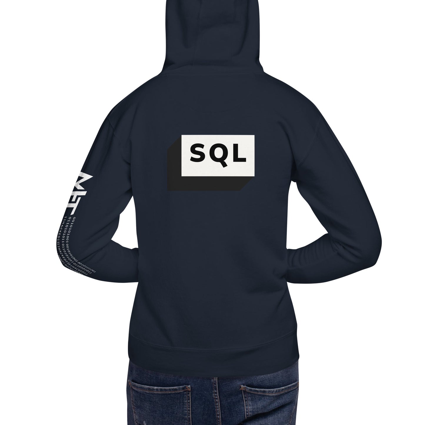 SQL - Unisex Hoodie (back print) by DarkByteGear
