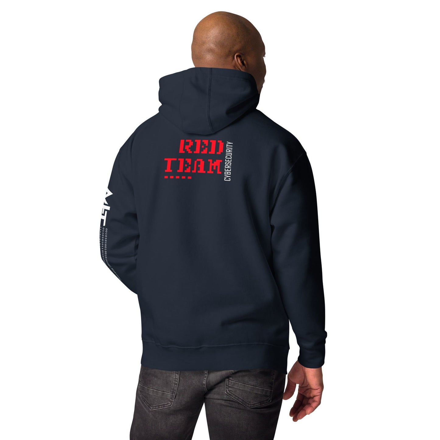 Cyber Security Red Team V15 - Unisex Hoodie (back print) by DarkByteGear
