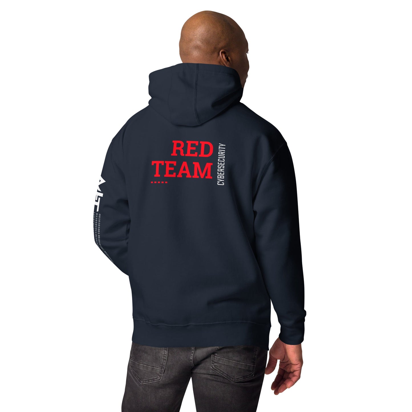 Cyber Security Red Team V12 - Unisex Hoodie ( Back Print ) by DarkByteGear