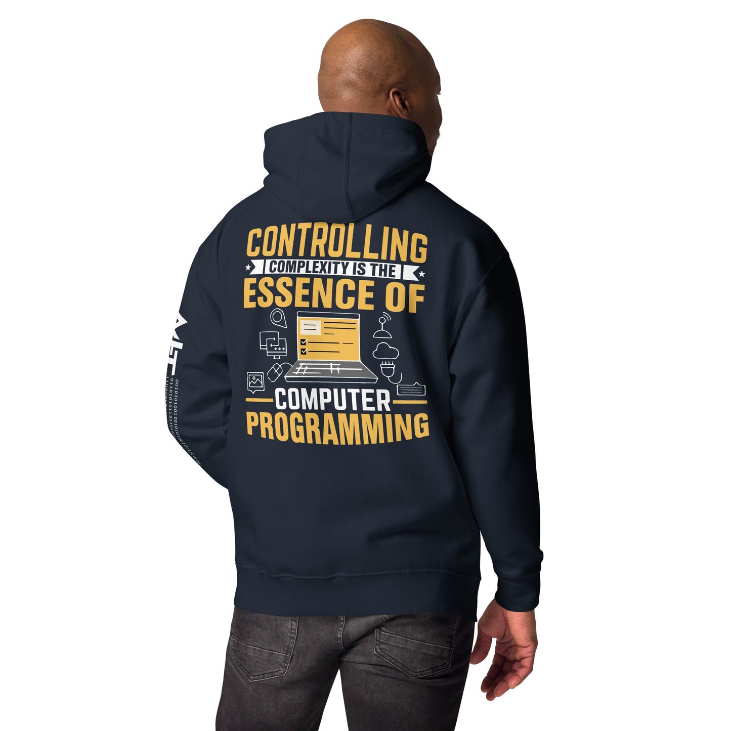 Controlling complexity is the Essence of Computer Programming Unisex Hoodie by DarkByteGear