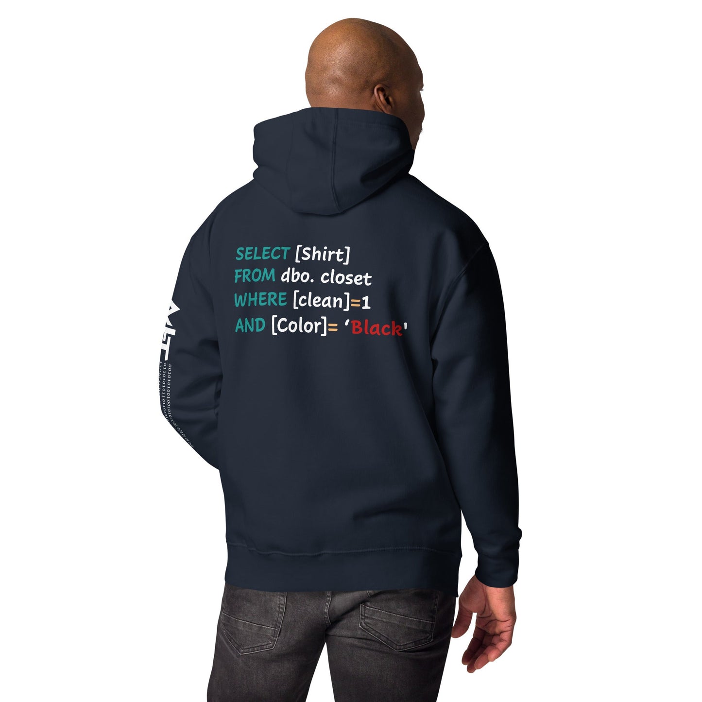 Select Shirt from dbo. closet (Mahfuz) Unisex Hoodie ( Back Print ) by DarkByteGear
