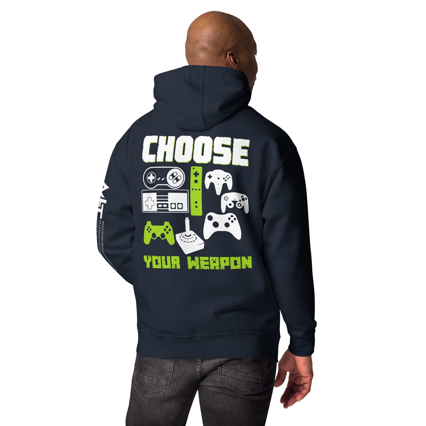 Choose Your Weapons - Unisex Hoodie ( Back Print ) by DarkByteGear