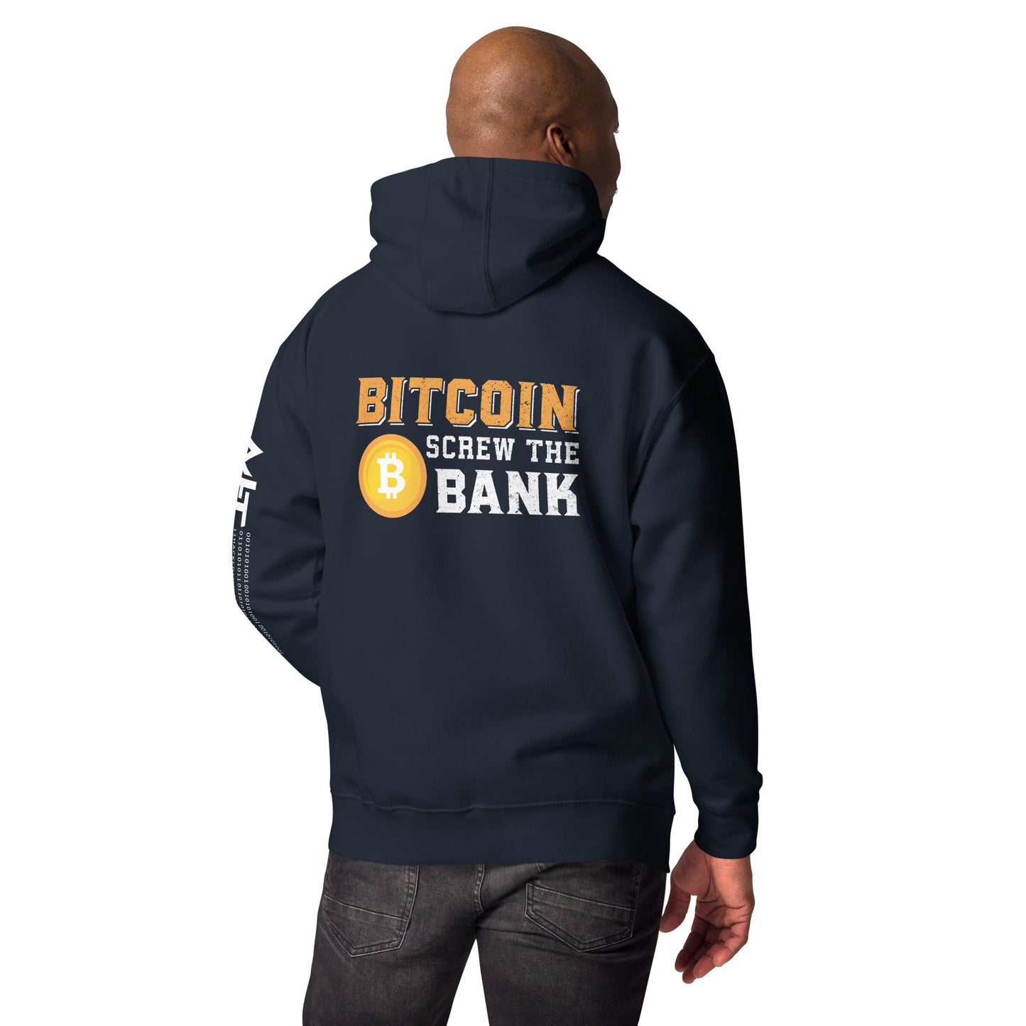 Bitcoin Screw the Bank - Unisex Hoodie by DarkByteGear