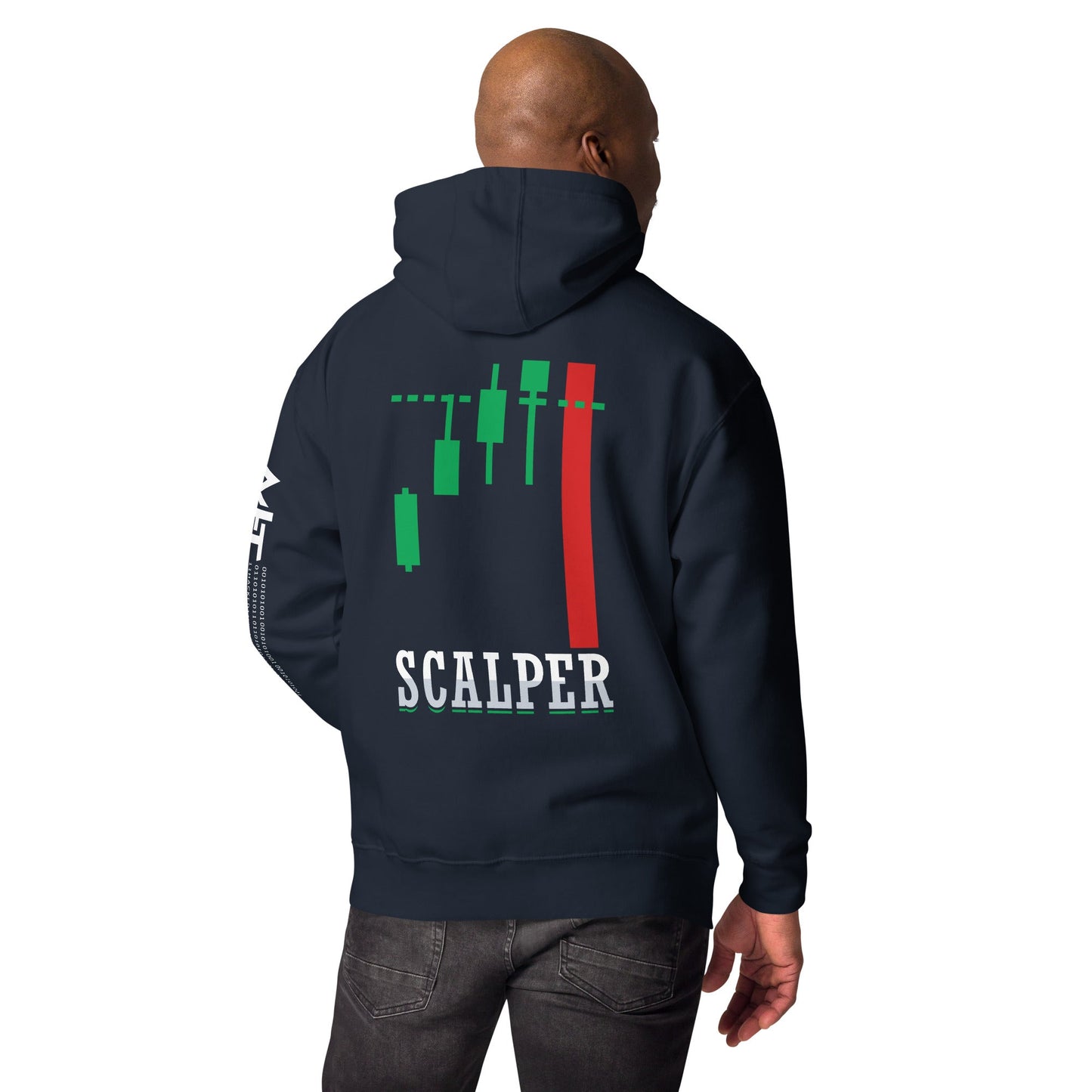 Scalper - Unisex Hoodie ( Back Print ) by DarkByteGear