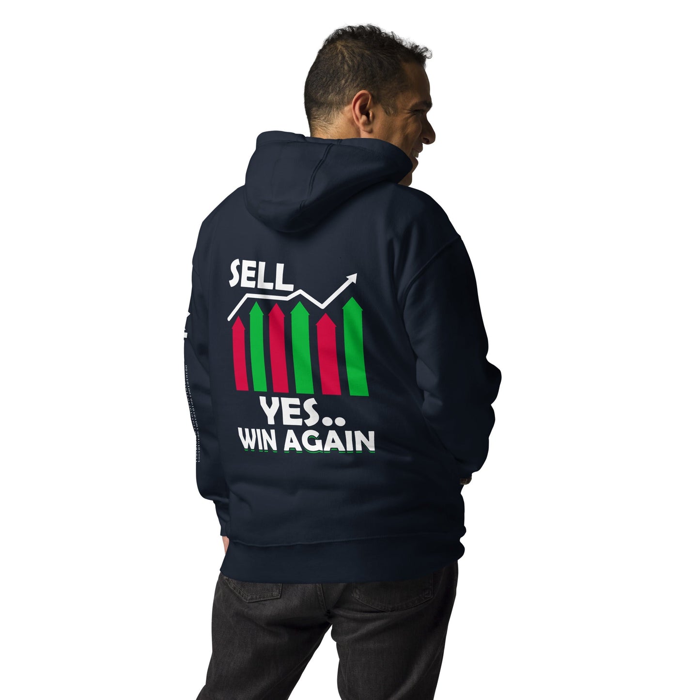 Sell: Yes..Win again! - Unisex Hoodie ( Back Print ) by DarkByteGear