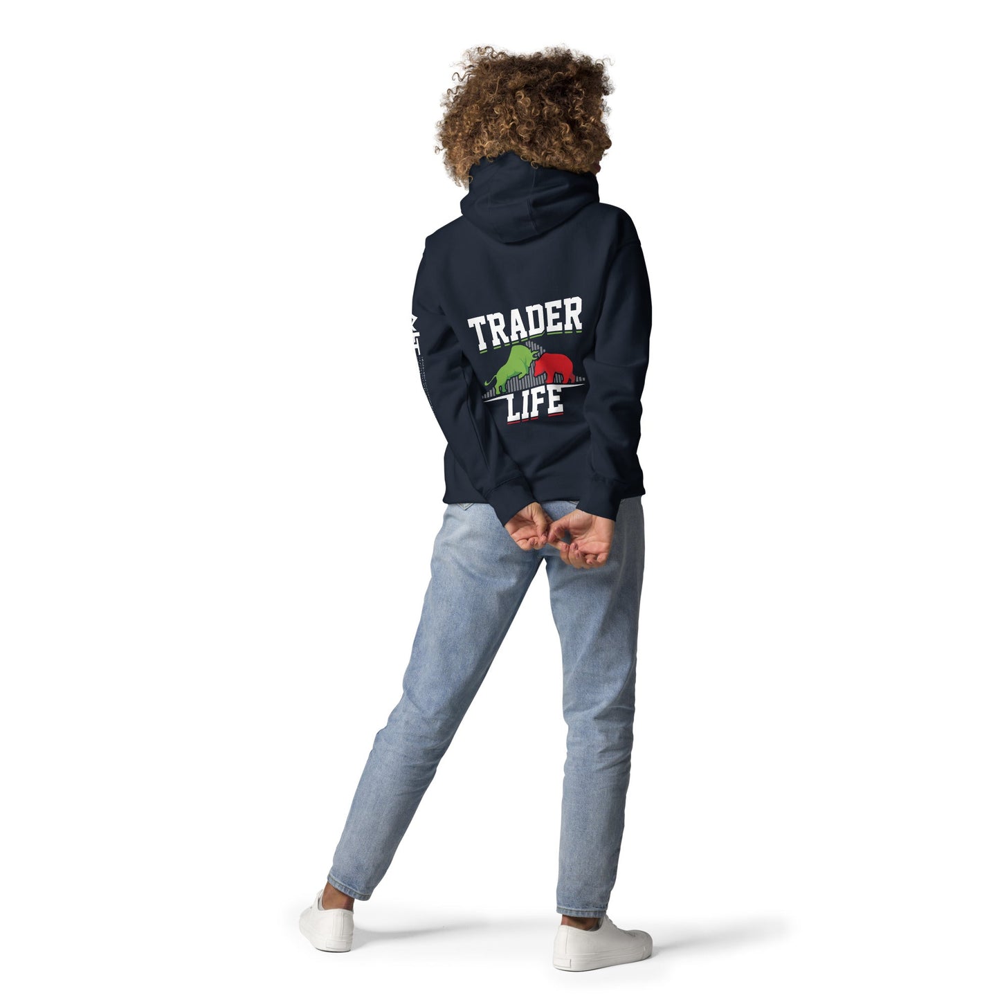 Trader life - Unisex Hoodie ( Back Print ) by DarkByteGear