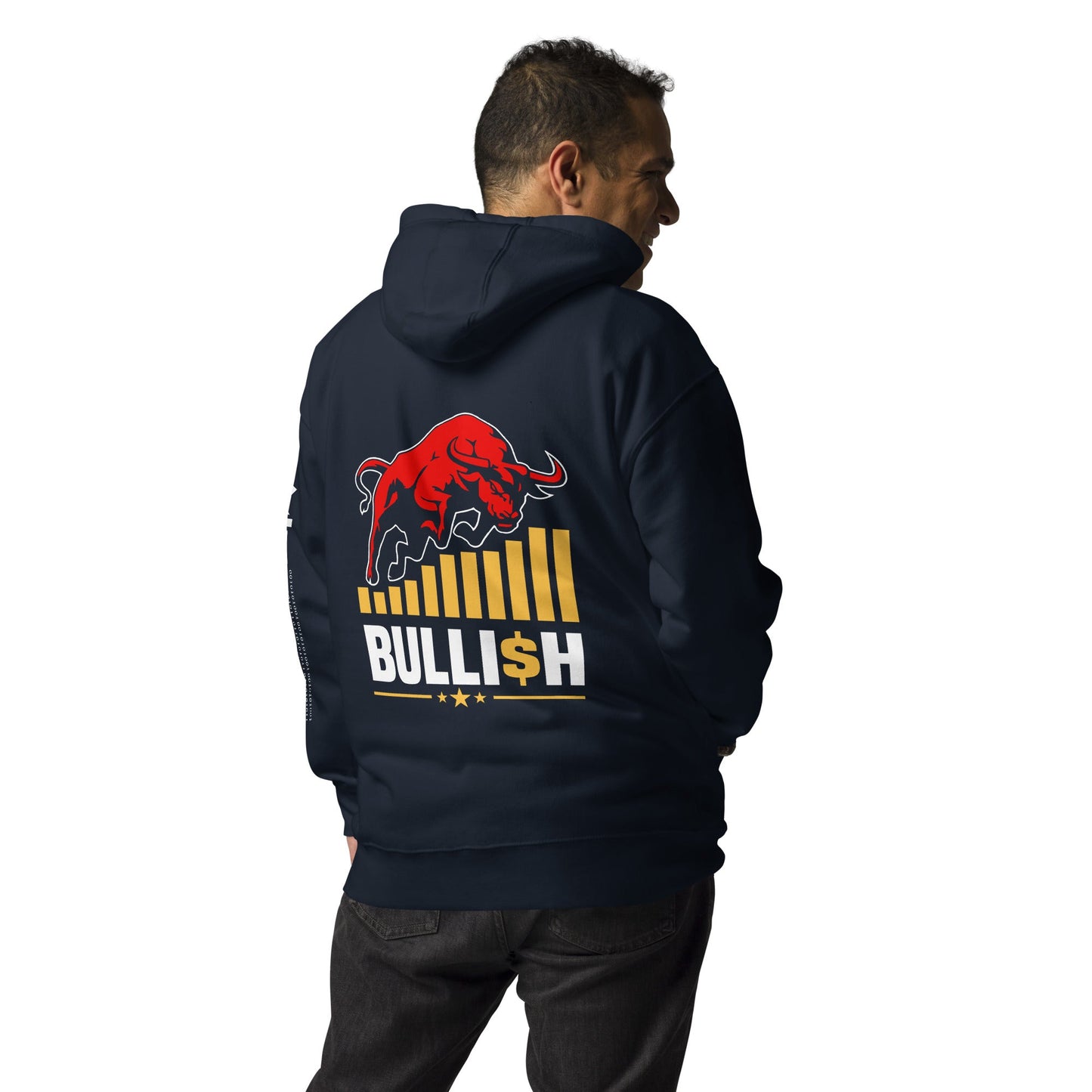 BULLI$H - Unisex Hoodie ( Back Print ) by DarkByteGear