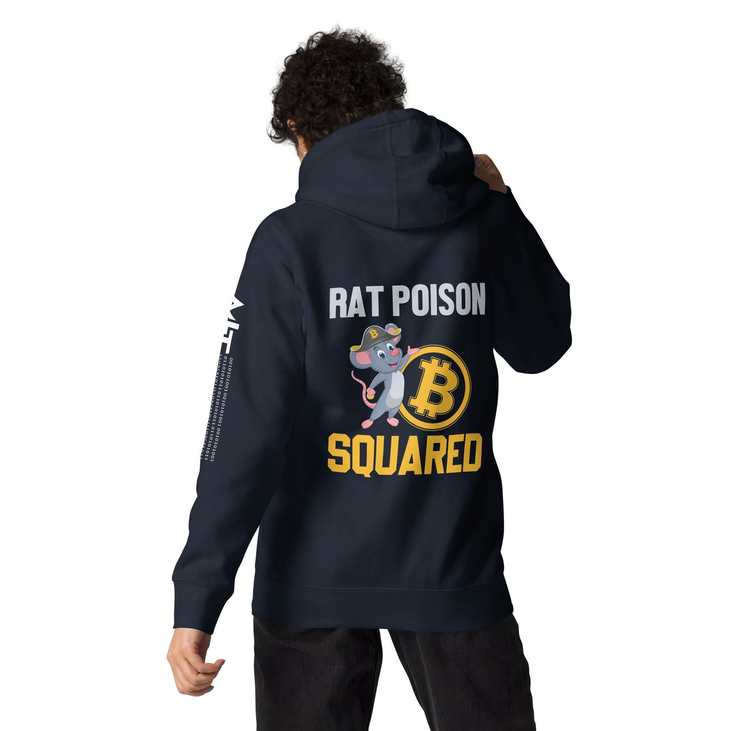 Rat Poison Squared - Unisex Hoodie ( Back Print ) by DarkByteGear