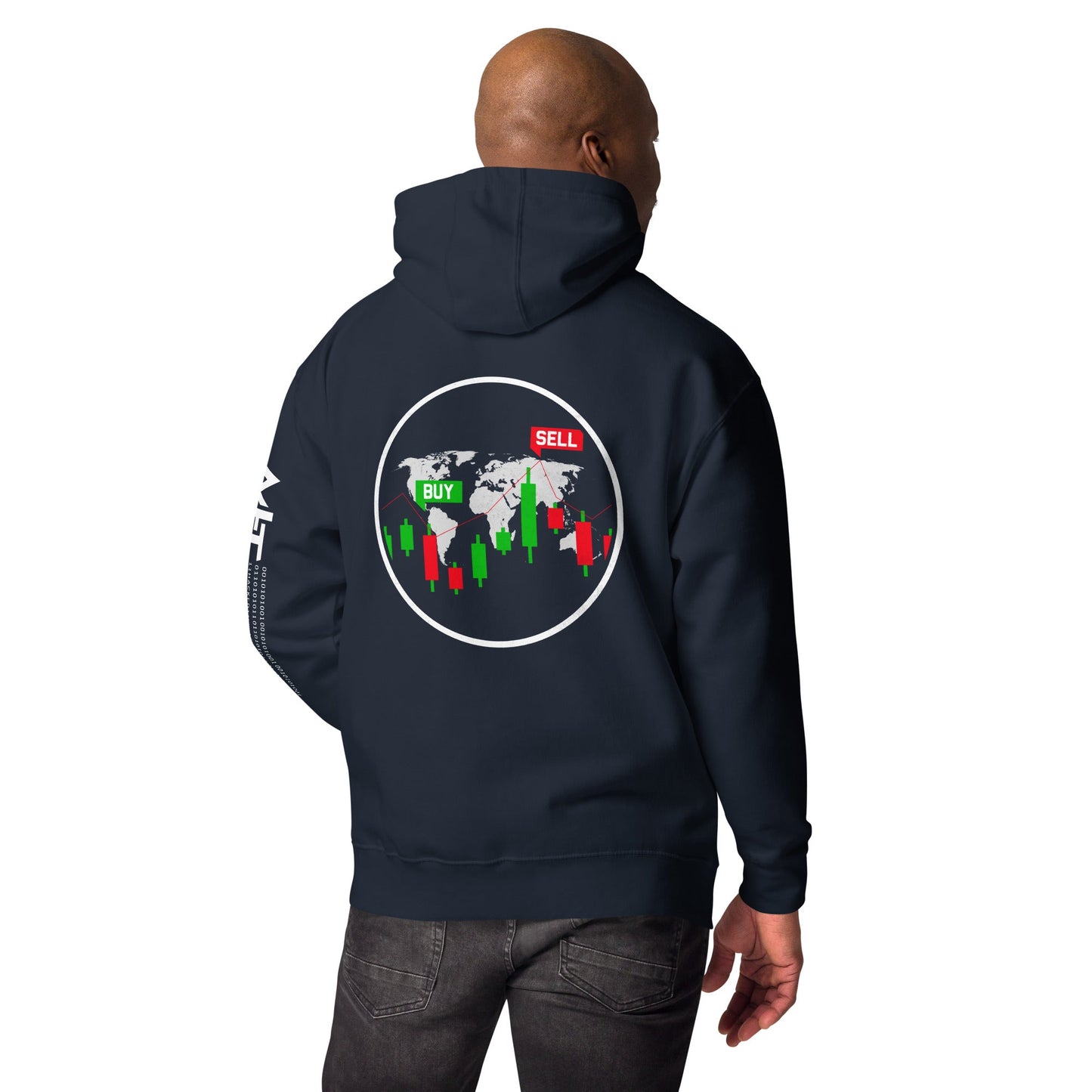 Buy Sell - Unisex Hoodie ( Back Print ) by DarkByteGear