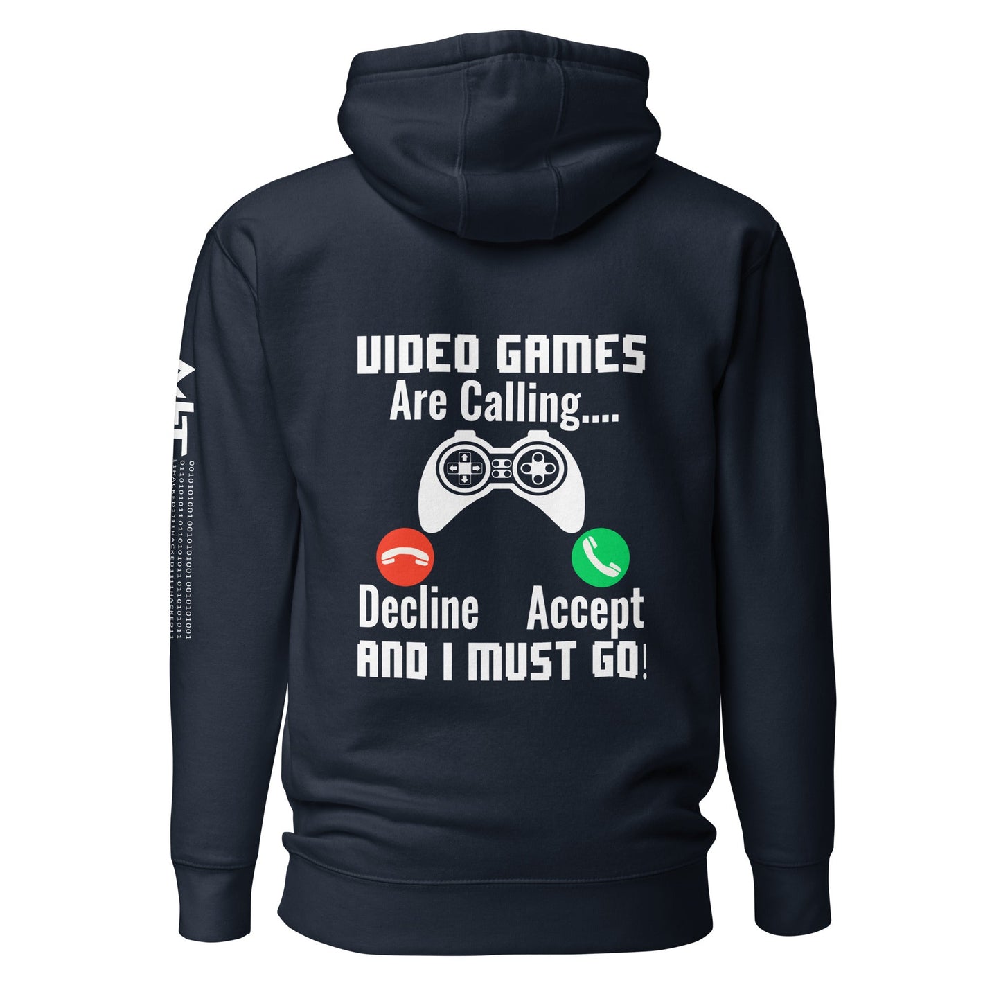 Video Games are Calling and I must Go Rima 18 - Unisex Hoodie by DarkByteGear