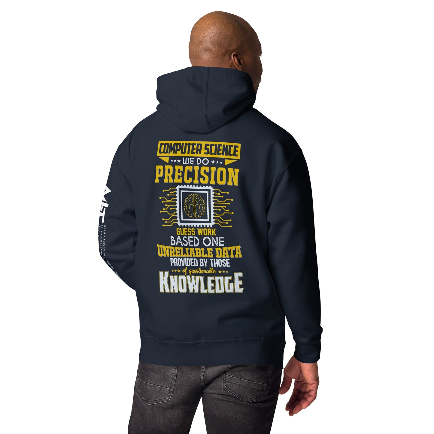 Computer Science: We do V1 - Unisex Hoodie ( Back Print ) by DarkByteGear