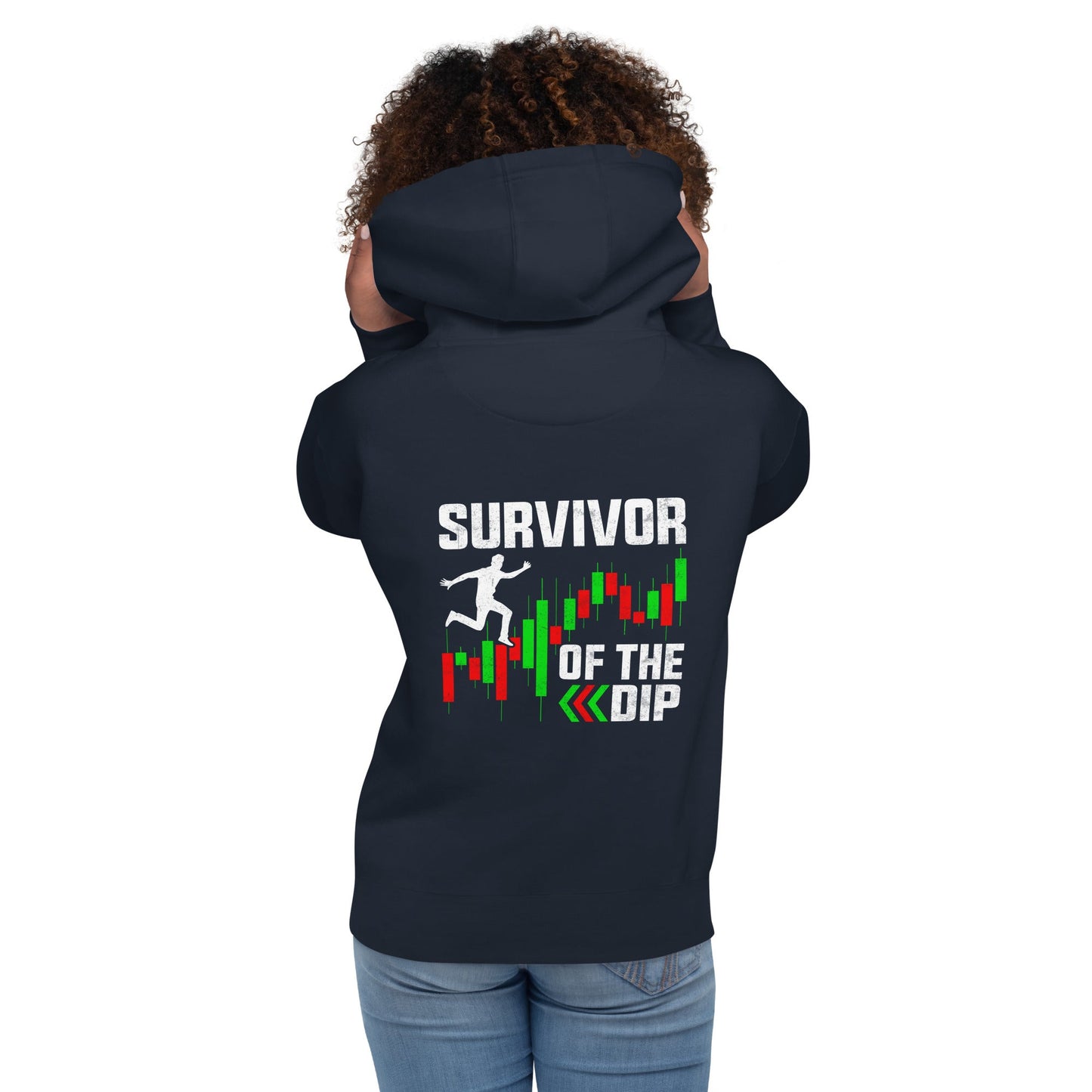 Survivor of the Dip - Unisex Hoodie ( Back Print ) by DarkByteGear