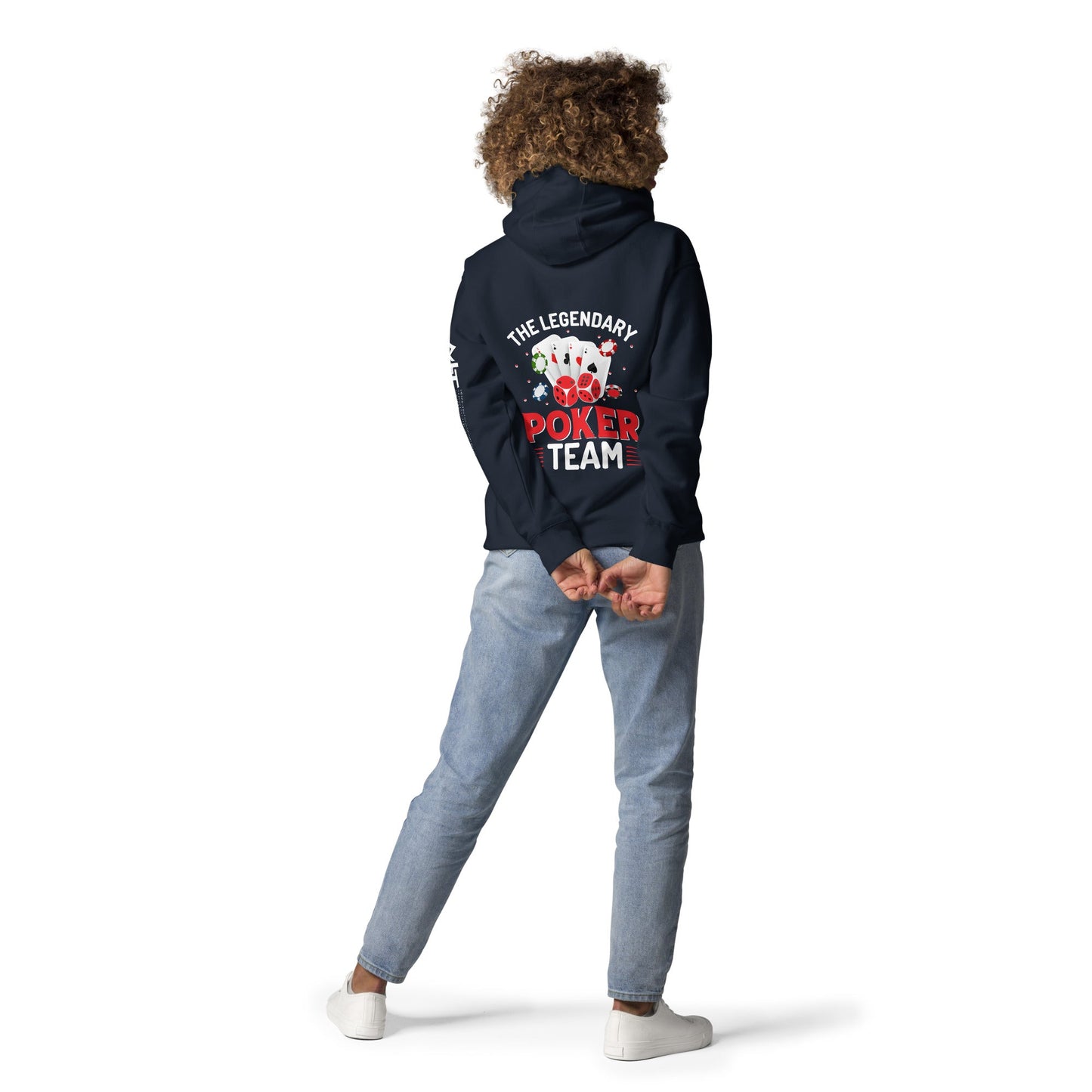 The Legendary Poker Team - Unisex Hoodie ( Back Print ) by DarkByteGear