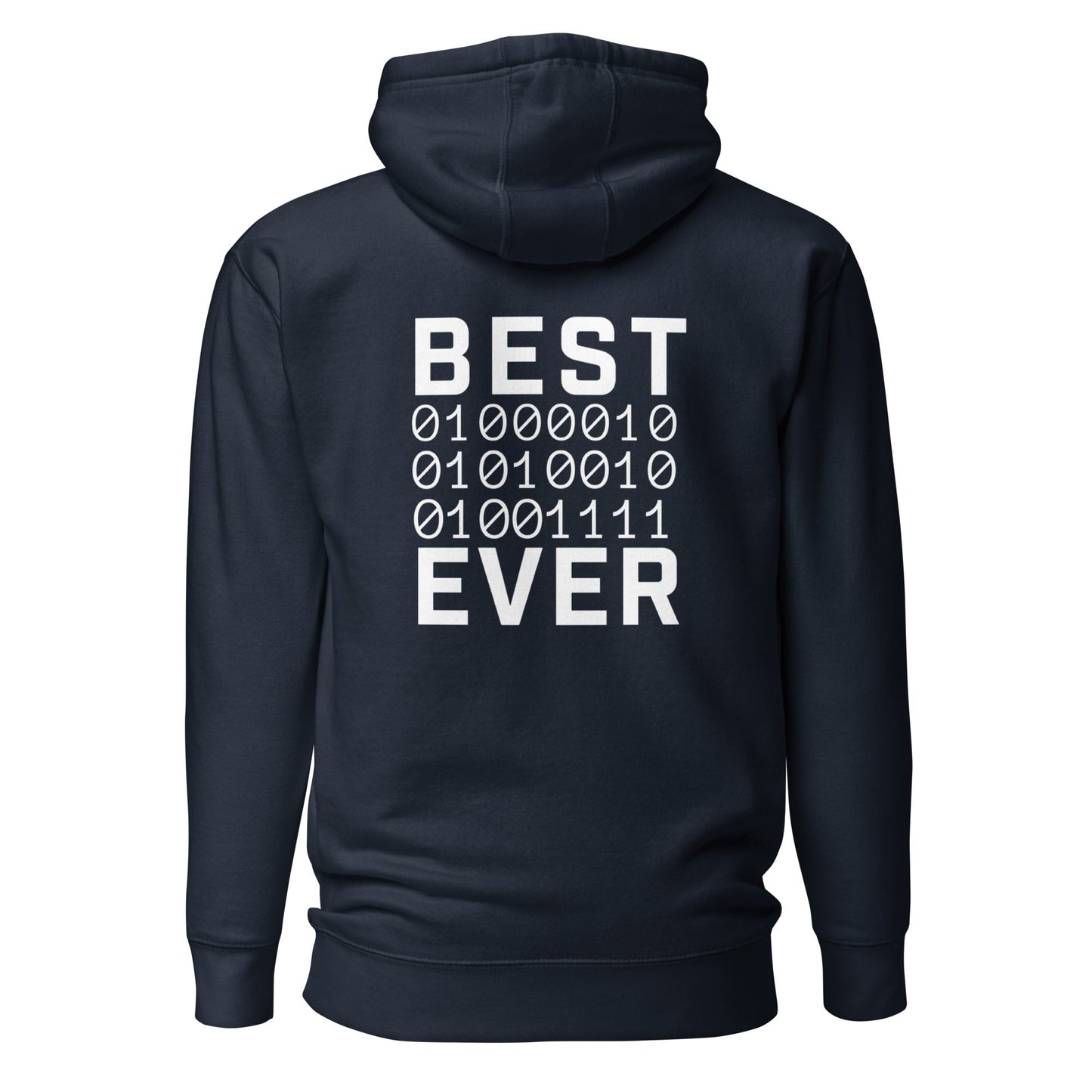 Best Bro Ever - Unisex Hoodie (back print) by DarkByteGear