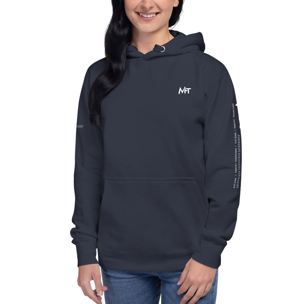 CLI - Unisex Hoodie (back print) by DarkByteGear