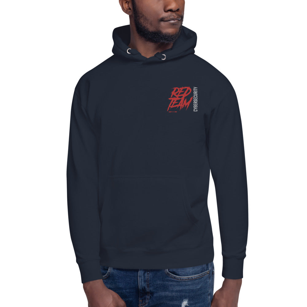 Cyber Security Red Team V10 - Unisex Hoodie (embroidered) by DarkByteGear