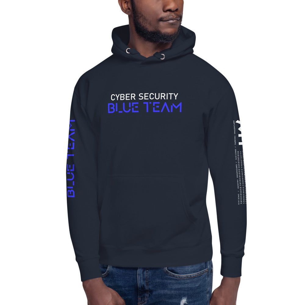 Cybersecurity Blue Team v4 - Unisex Hoodie by DarkByteGear