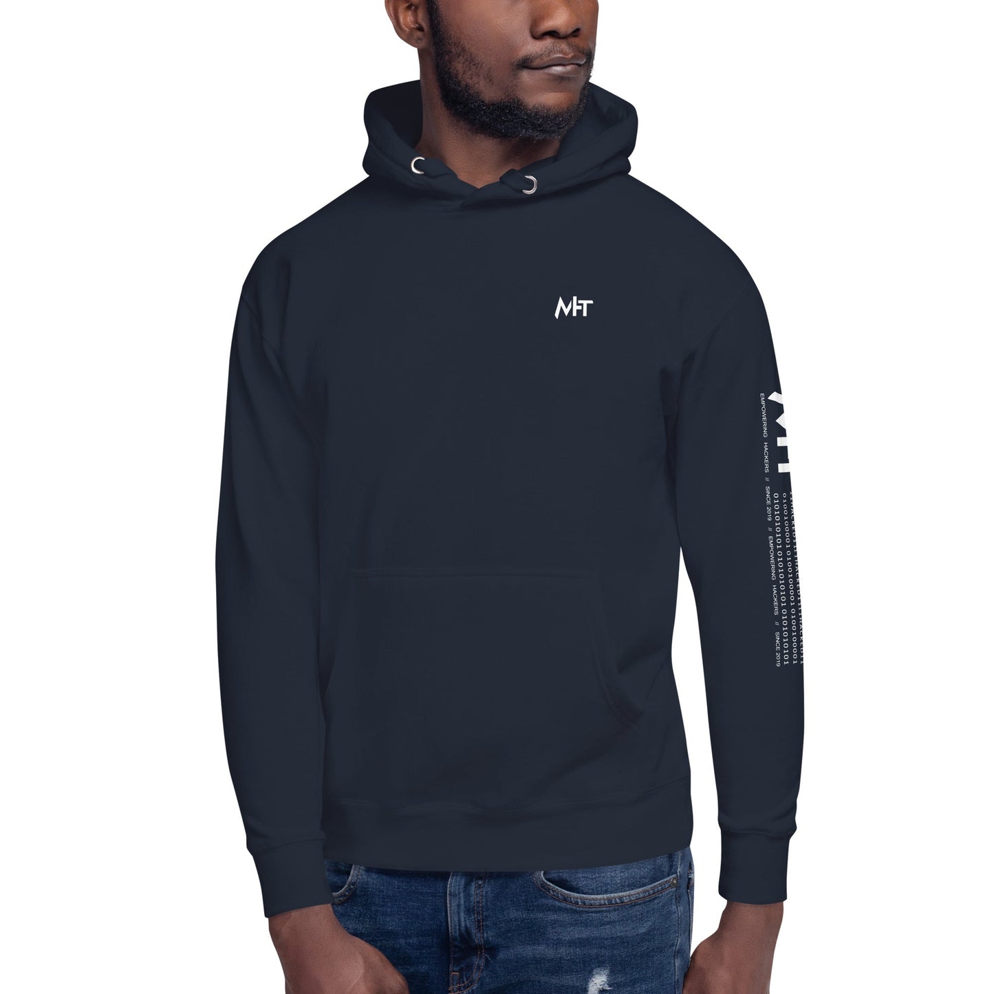 0 day v1 - Unisex Hoodie (back print) by DarkByteGear