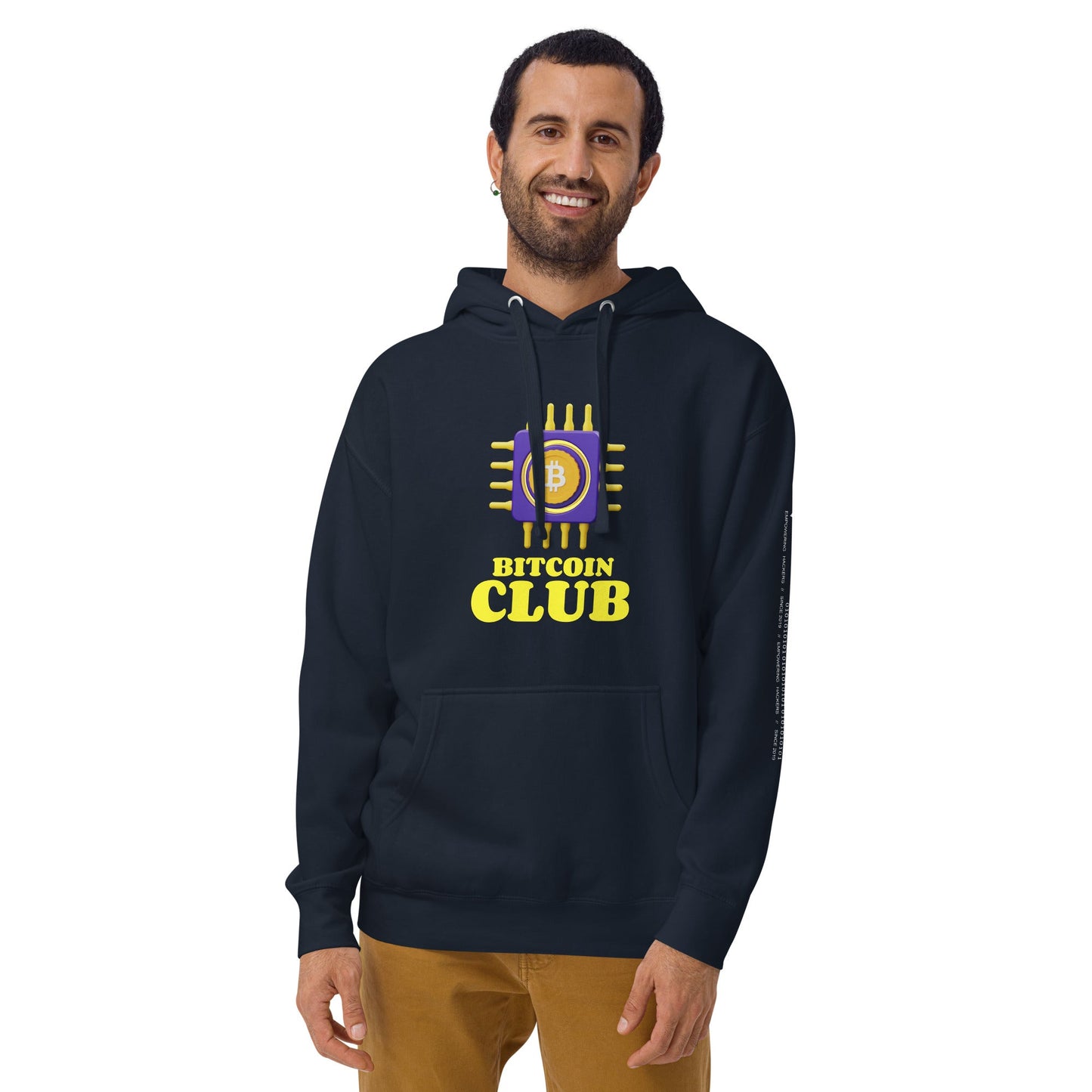 BITCOIN CLUB V3 - Unisex Hoodie by DarkByteGear