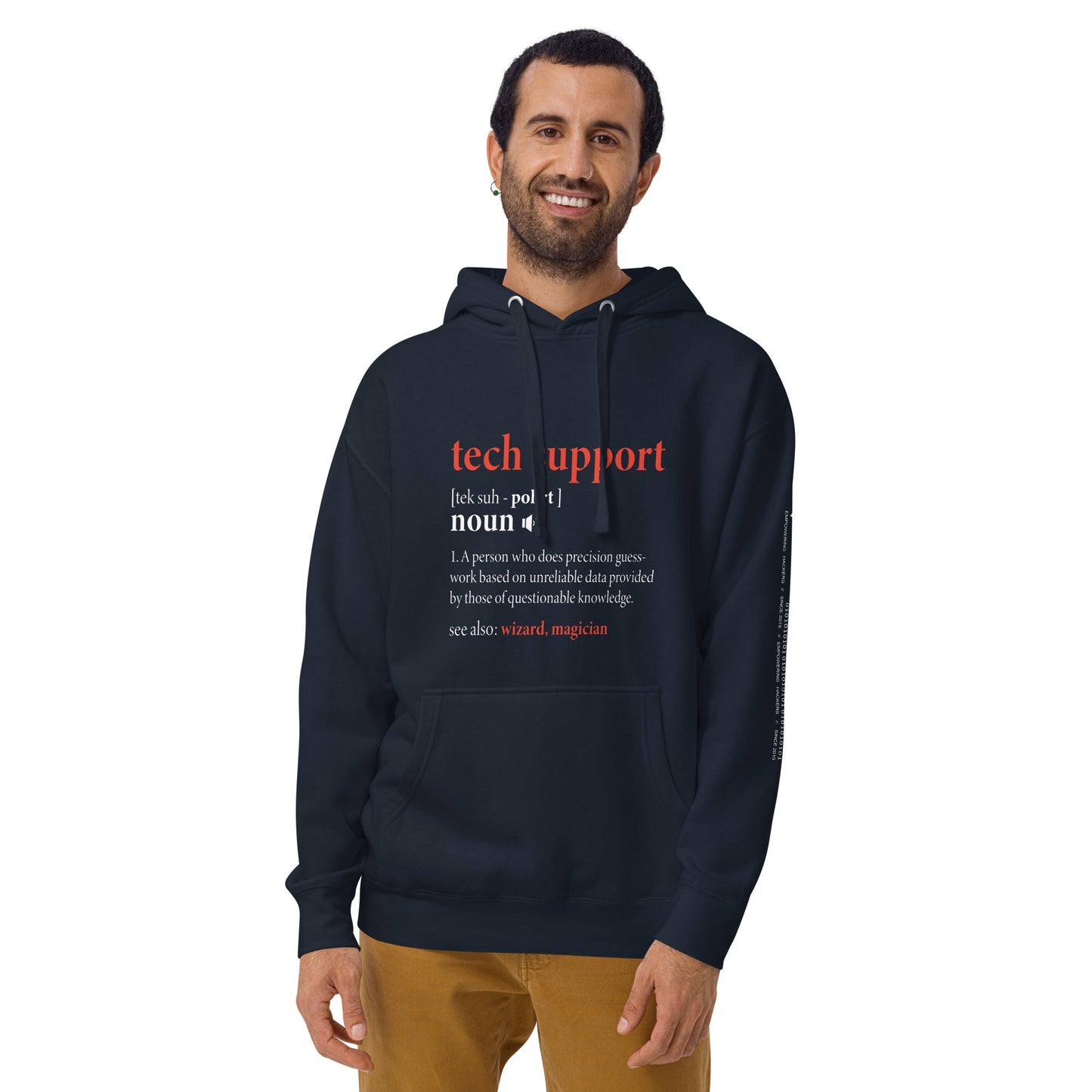 Tech Support definition - Unisex Hoodie by DarkByteGear