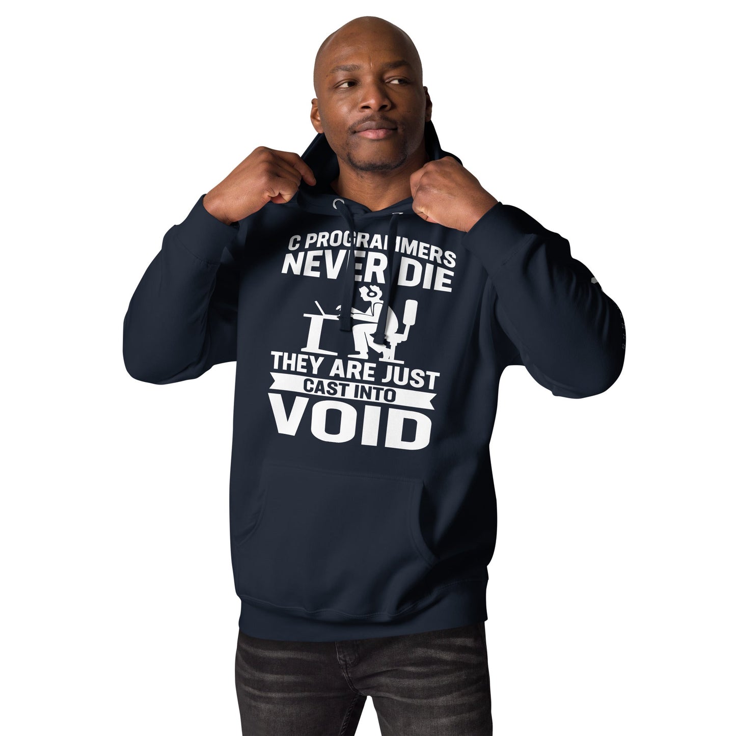 Programmers Never Die They are Just Cast Into Void Unisex Hoodie by DarkByteGear