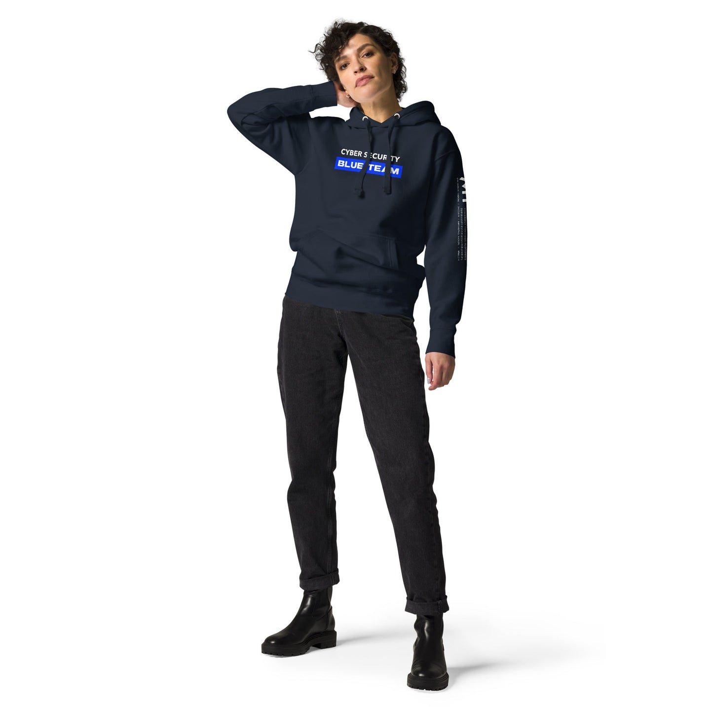 Cyber Security Blue Team V9 - Unisex Hoodie by DarkByteGear