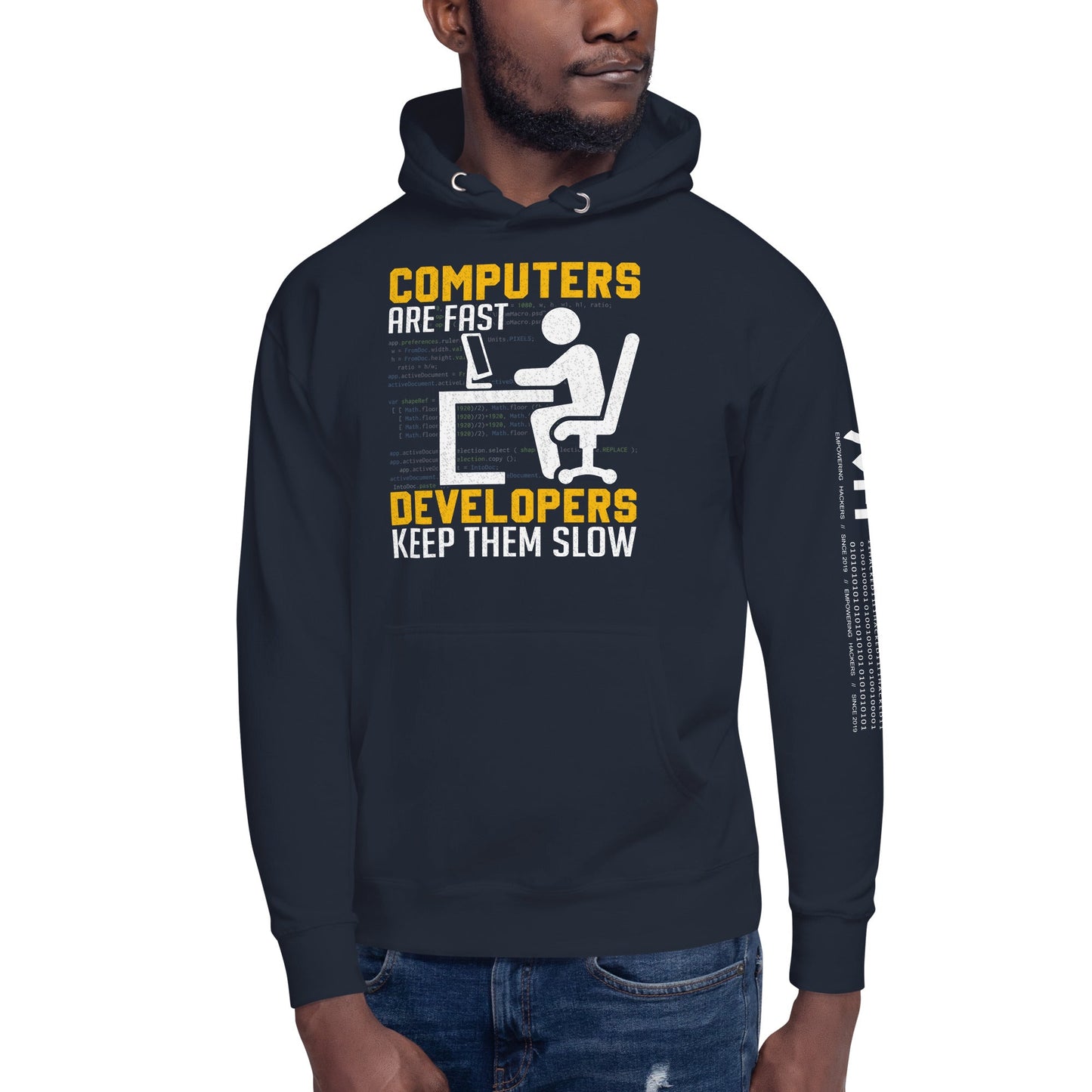 Computers are Fast, Developers make them slow - Unisex Hoodie by DarkByteGear