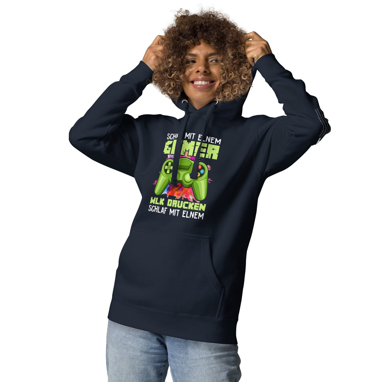Schlaf Mit Elnem Gamer Drucken - Unisex Hoodie by DarkByteGear