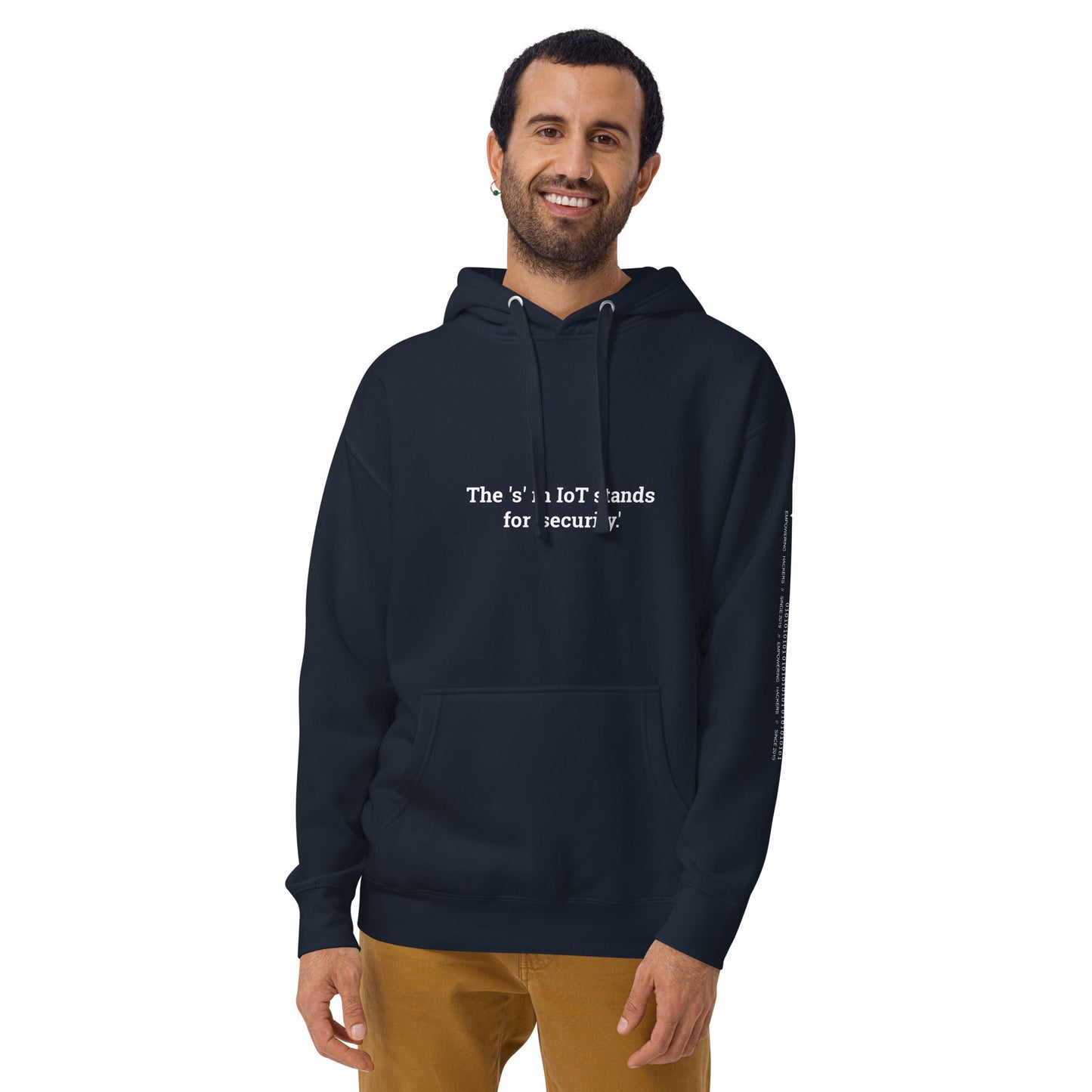 The "S" in IoT Stands for Security V2 - Unisex Hoodie by DarkByteGear