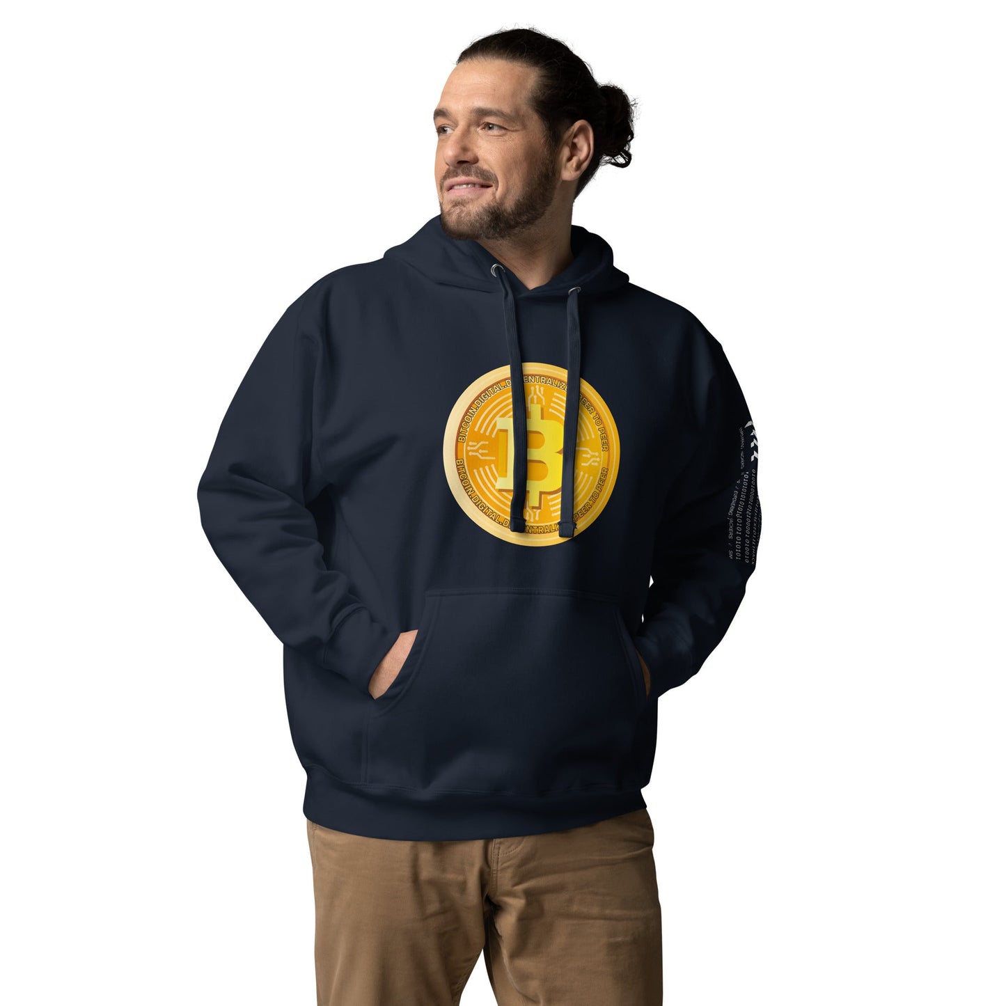 Bitcoin Medal - Unisex Hoodie by DarkByteGear