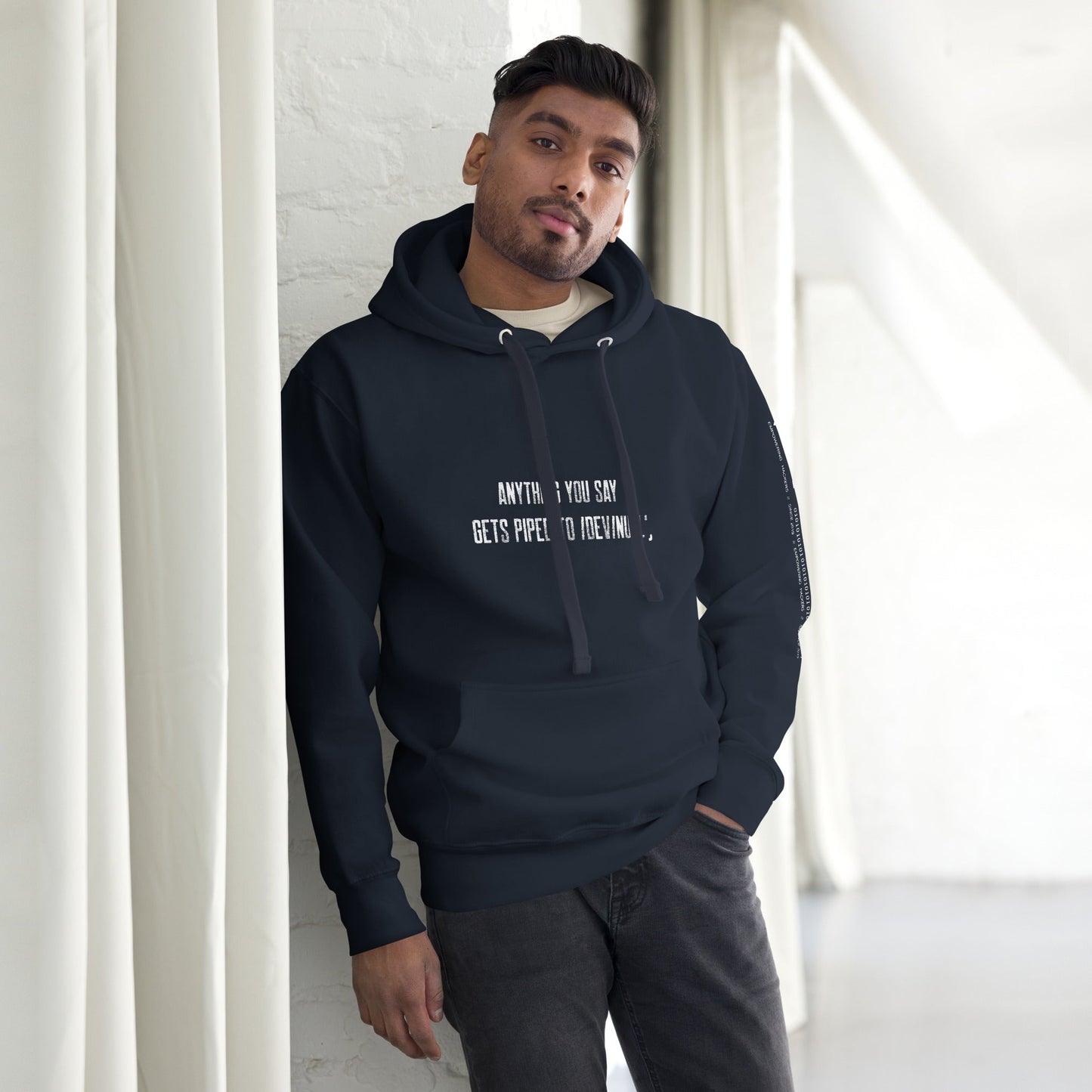 Anything you say Gets piped to devnull V1 - Unisex Hoodie by DarkByteGear