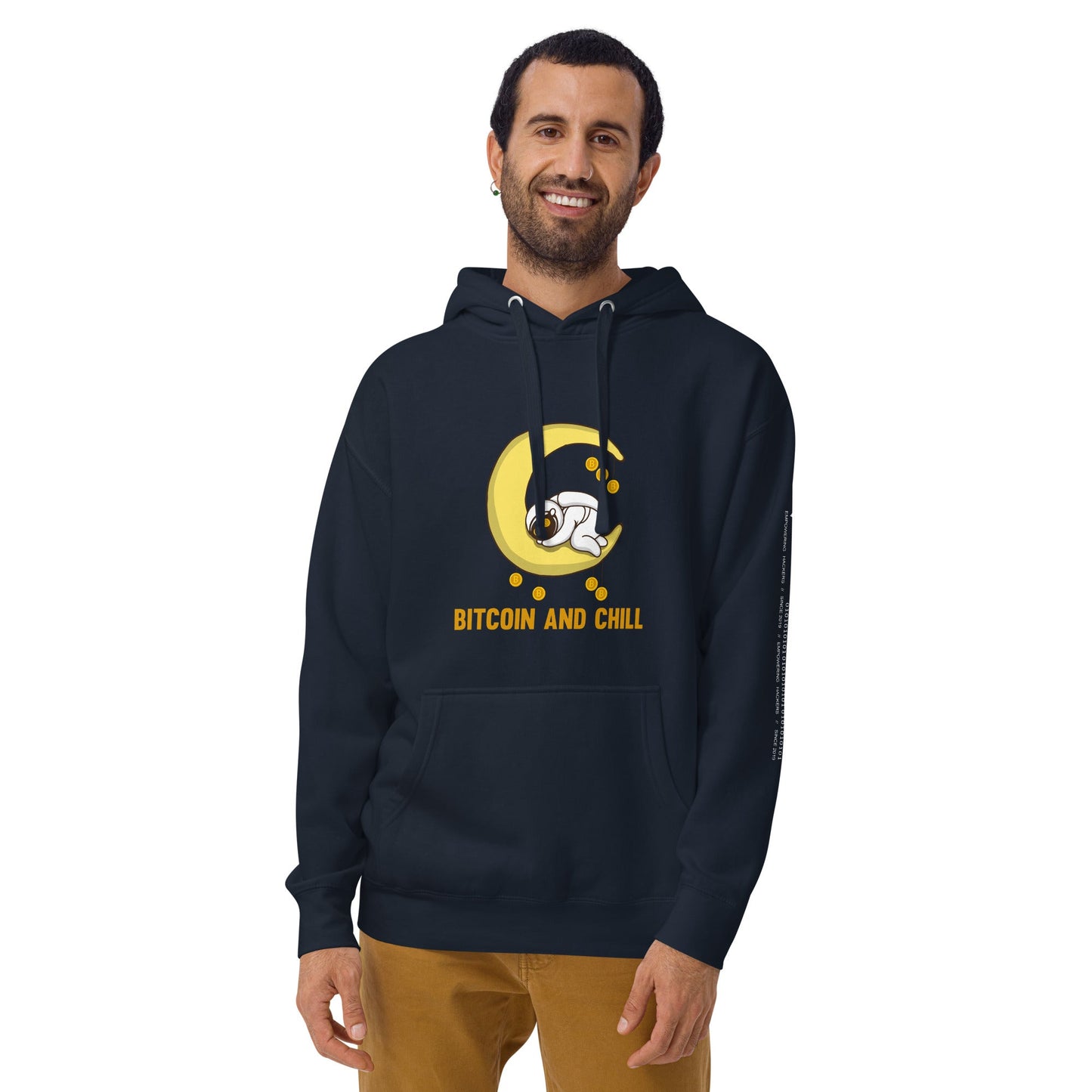 Bitcoin and Chill - Unisex Hoodie by DarkByteGear