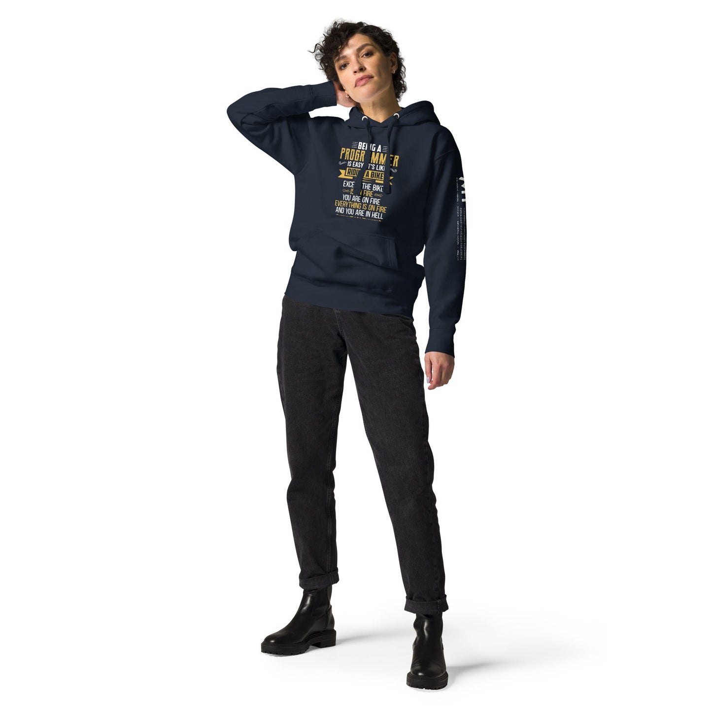 Being a Programmer is easy V2 - Unisex Hoodie by DarkByteGear
