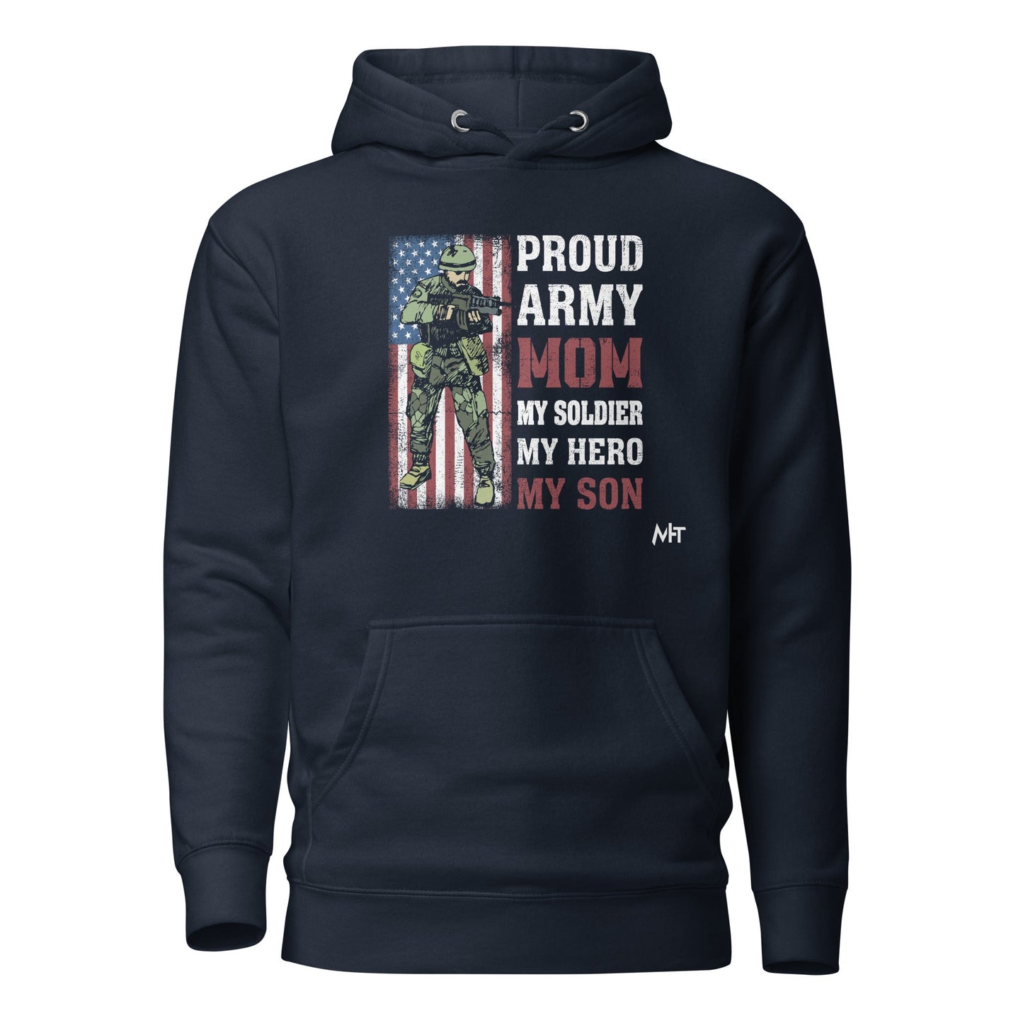 Proud Army Mom - Unisex Hoodie by DarkByteGear