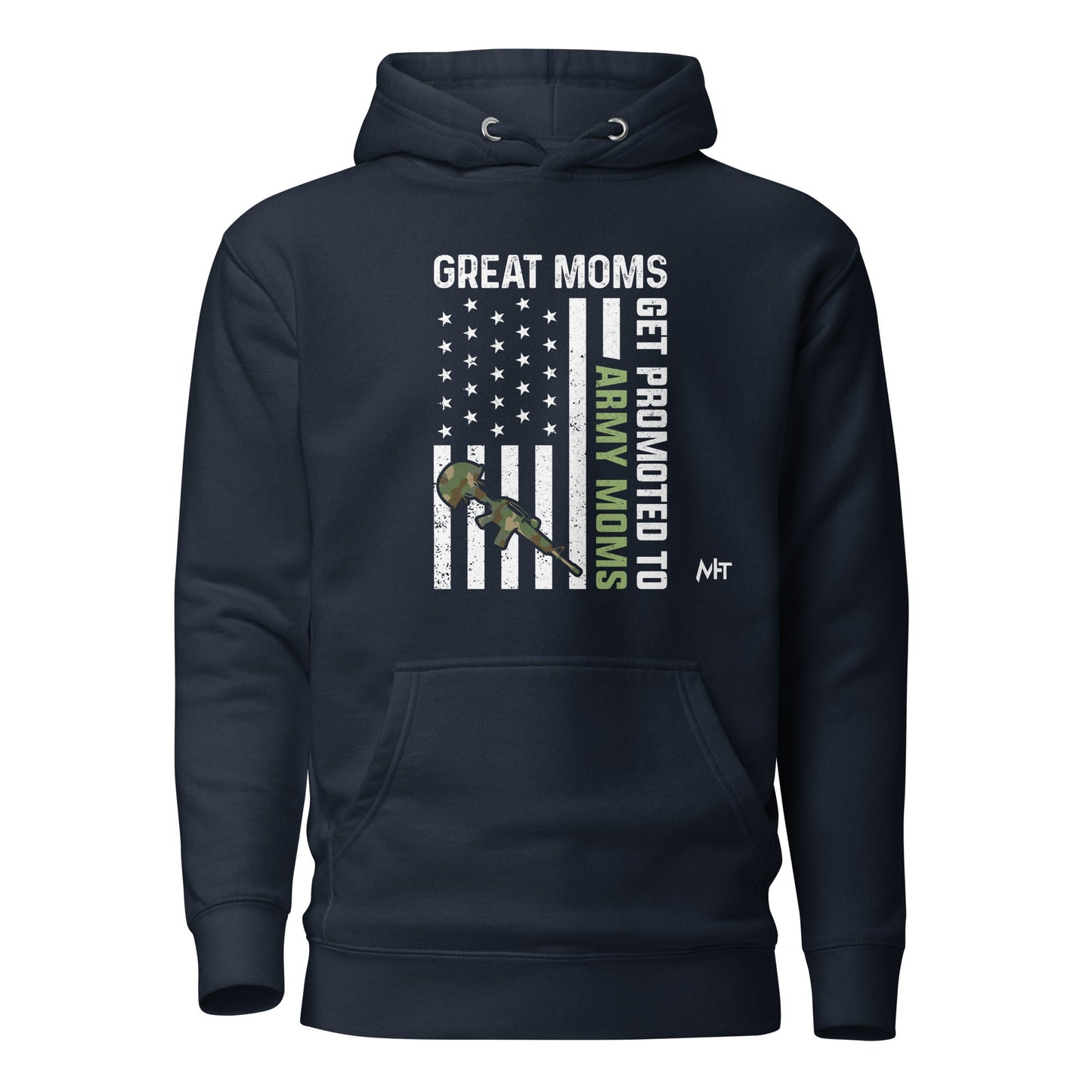 Army Moms, Great Moms promoted - Unisex Hoodie by DarkByteGear