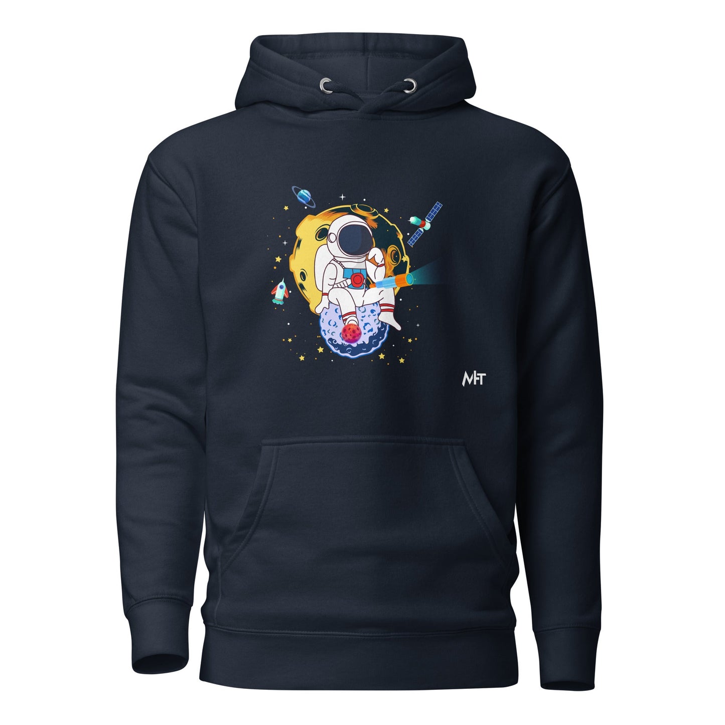 Astranaut catching stars - Unisex Hoodie by DarkByteGear