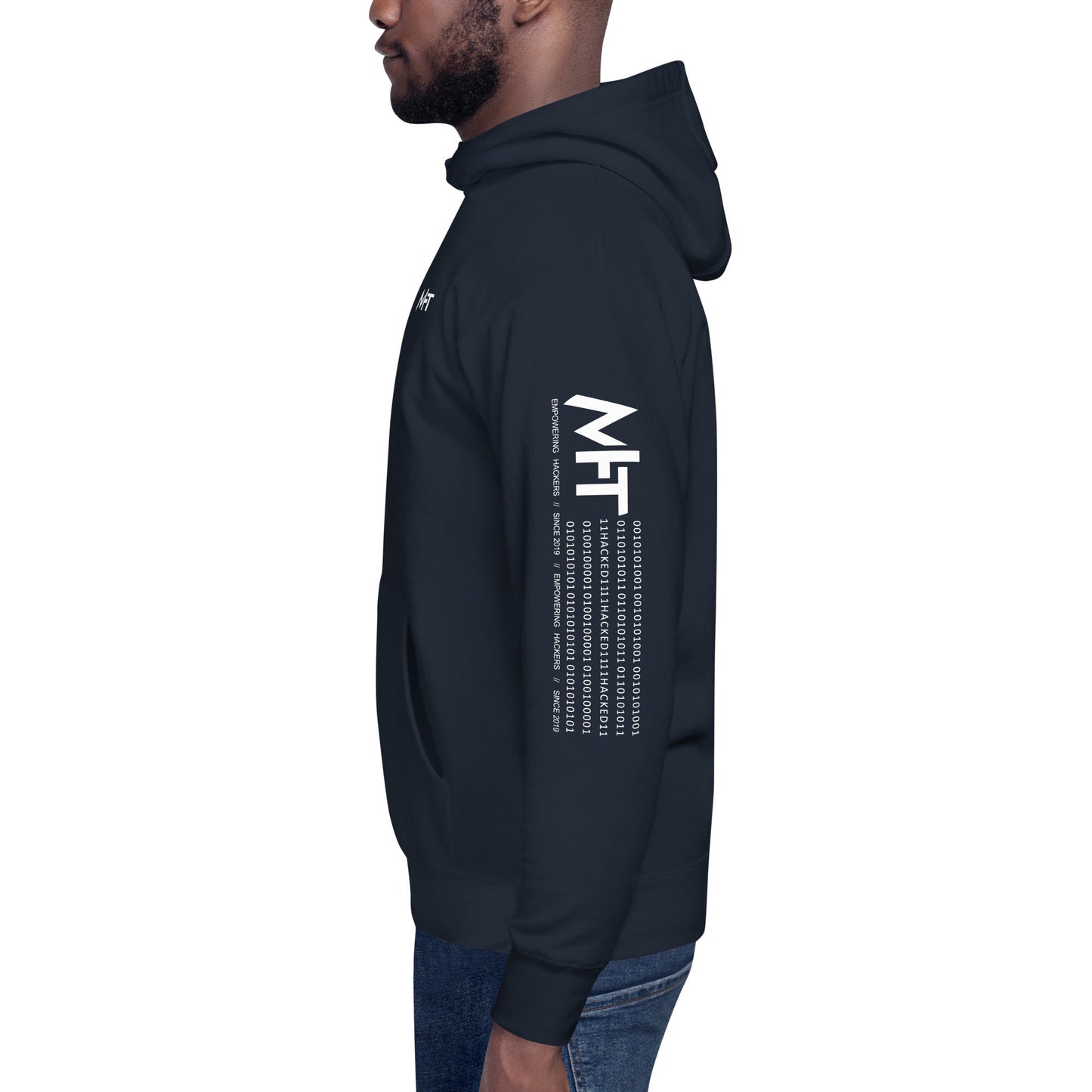 0 day v1 - Unisex Hoodie (back print) by DarkByteGear