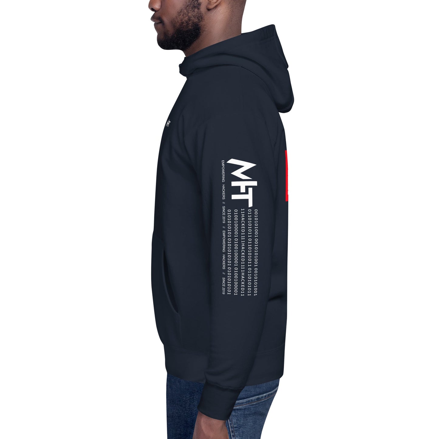 Cyber Security Red Team V1 - Unisex Hoodie ( Back Print ) by DarkByteGear