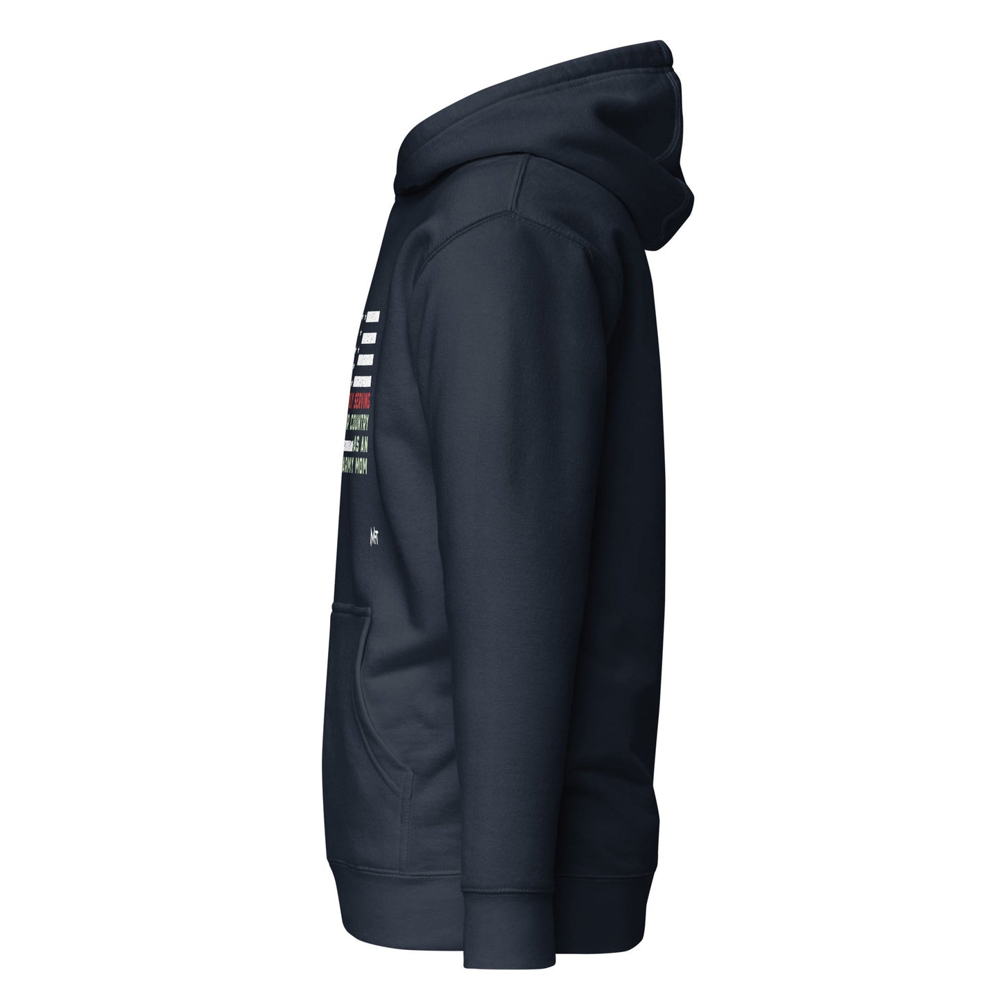 Proudly Serving as an Army Mom - Unisex Hoodie by DarkByteGear
