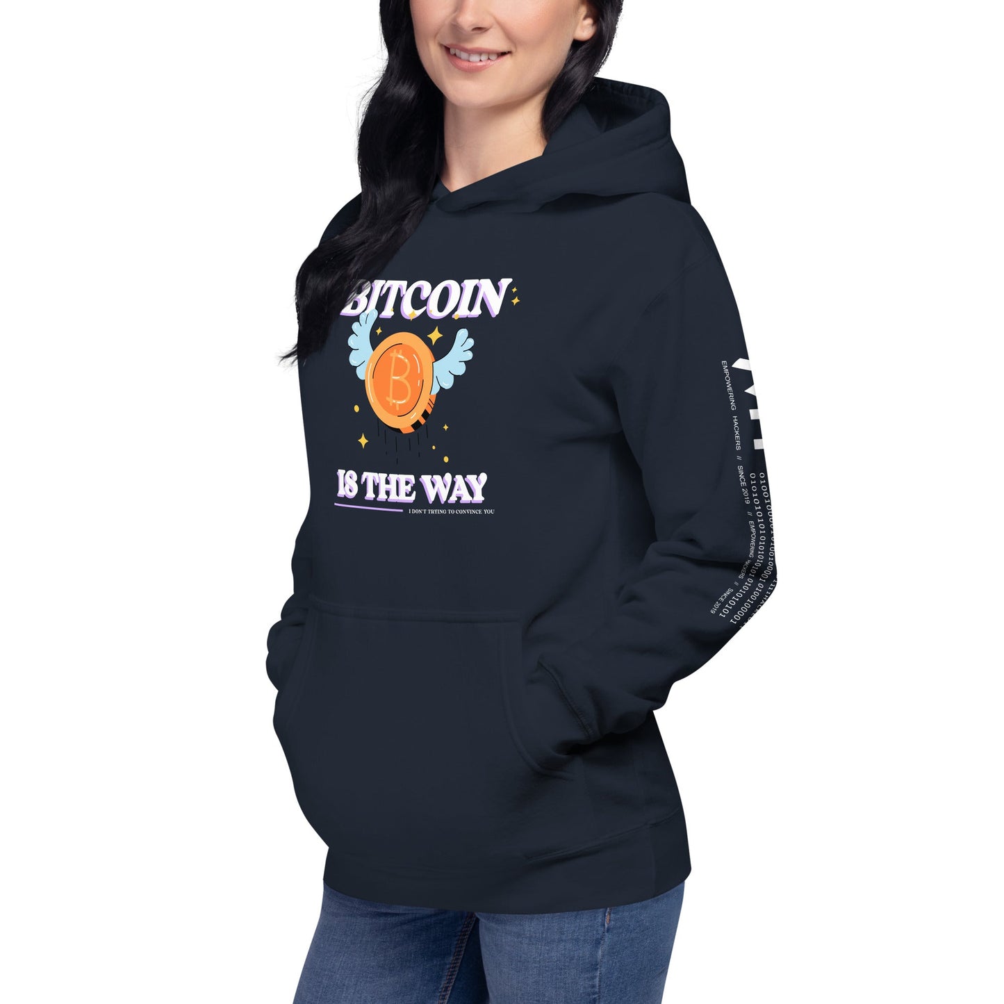 Bitcoin is the way - Unisex Hoodie by DarkByteGear