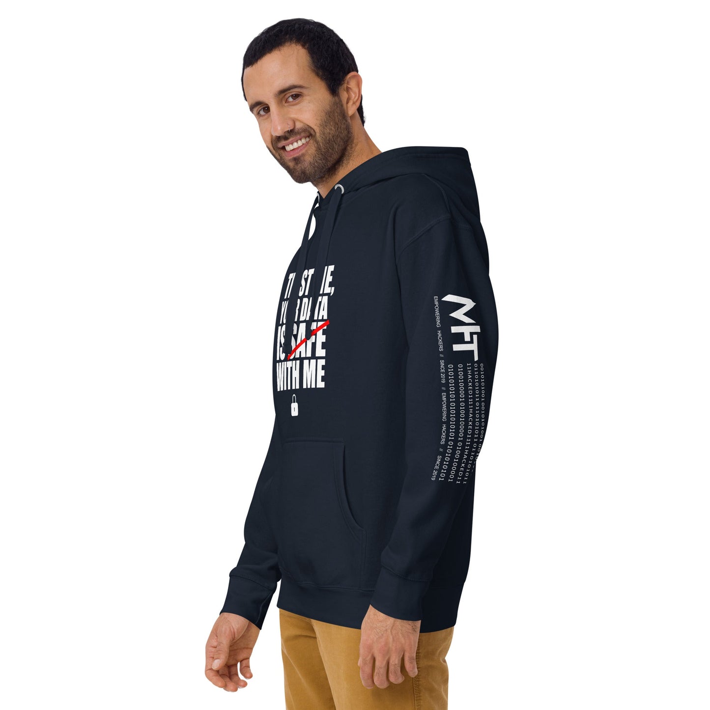 Trust me, your data is safe with me - Unisex Hoodie by DarkByteGear