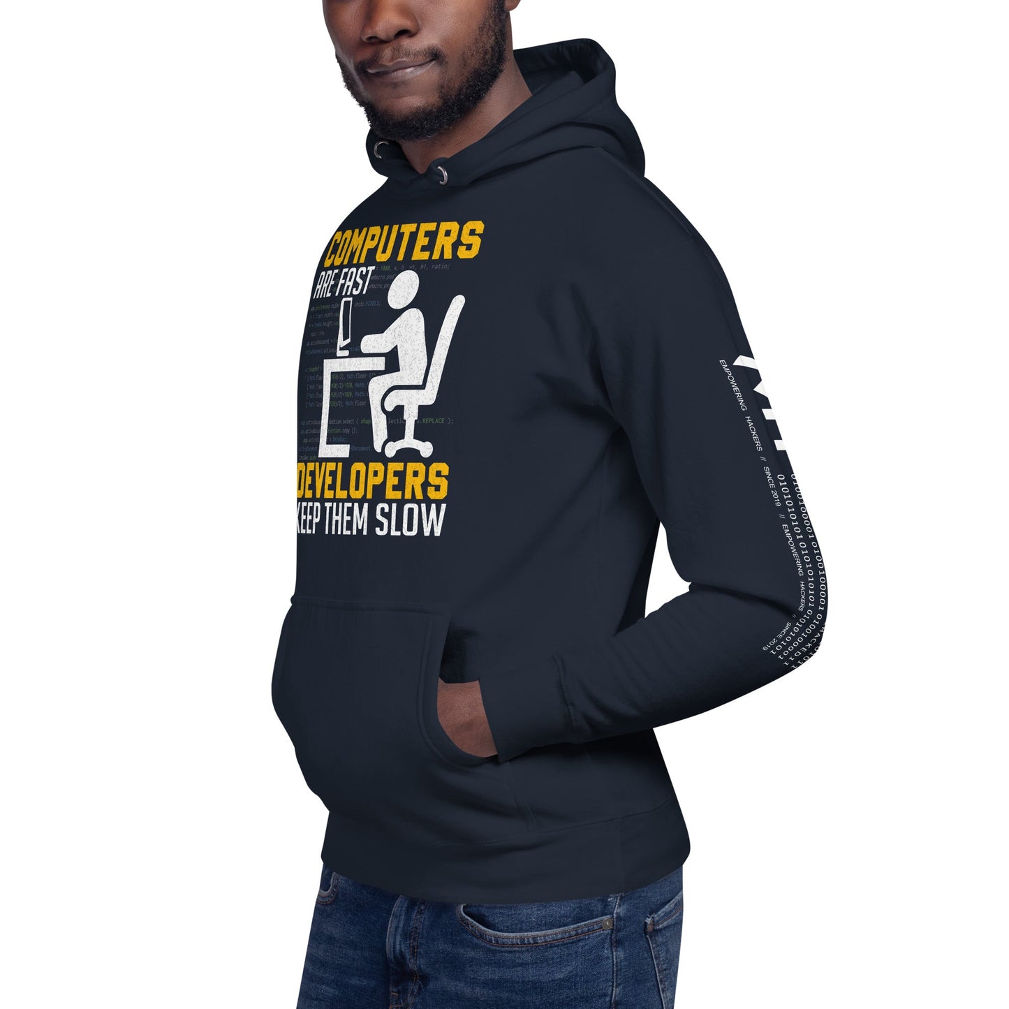 Computers are Fast, Developers make them slow - Unisex Hoodie by DarkByteGear