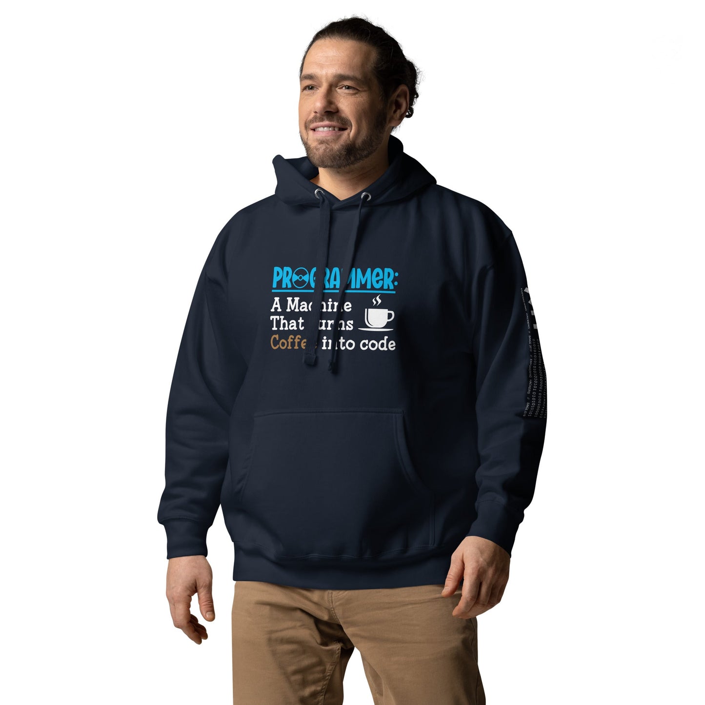 Programmer: Def blue Unisex Hoodie by DarkByteGear