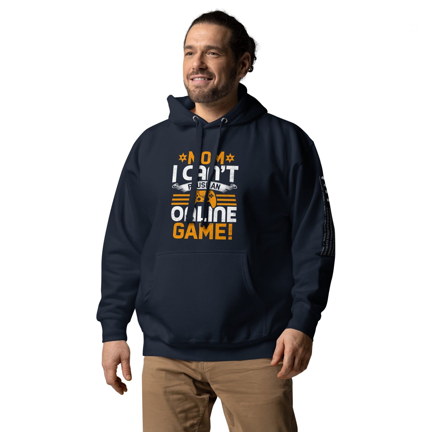 *MOM*! I can't Pause an Online Game - Unisex Hoodie by DarkByteGear